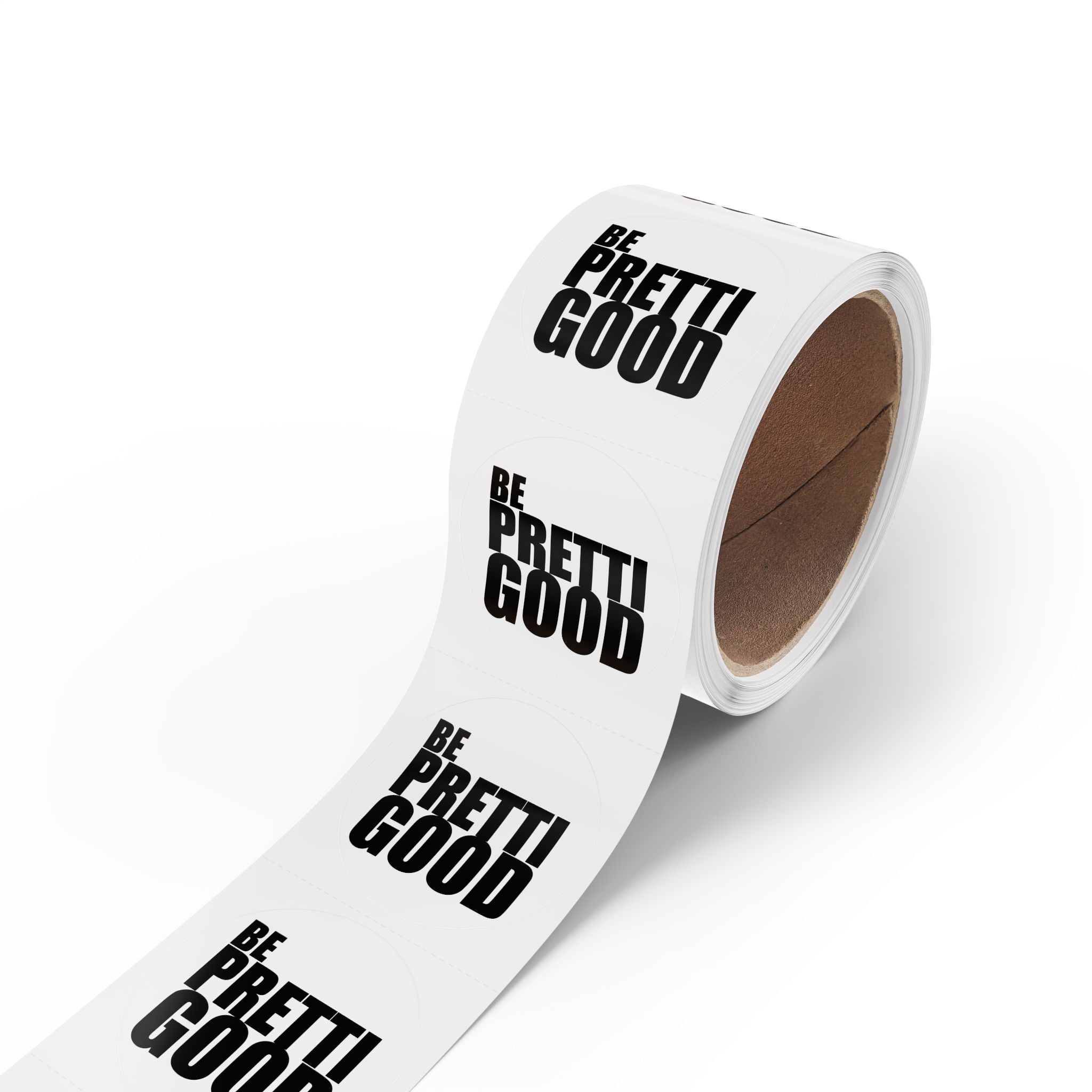 Be Pretti Good Round Sticker Label Rolls | Anti ICE sticker bomb