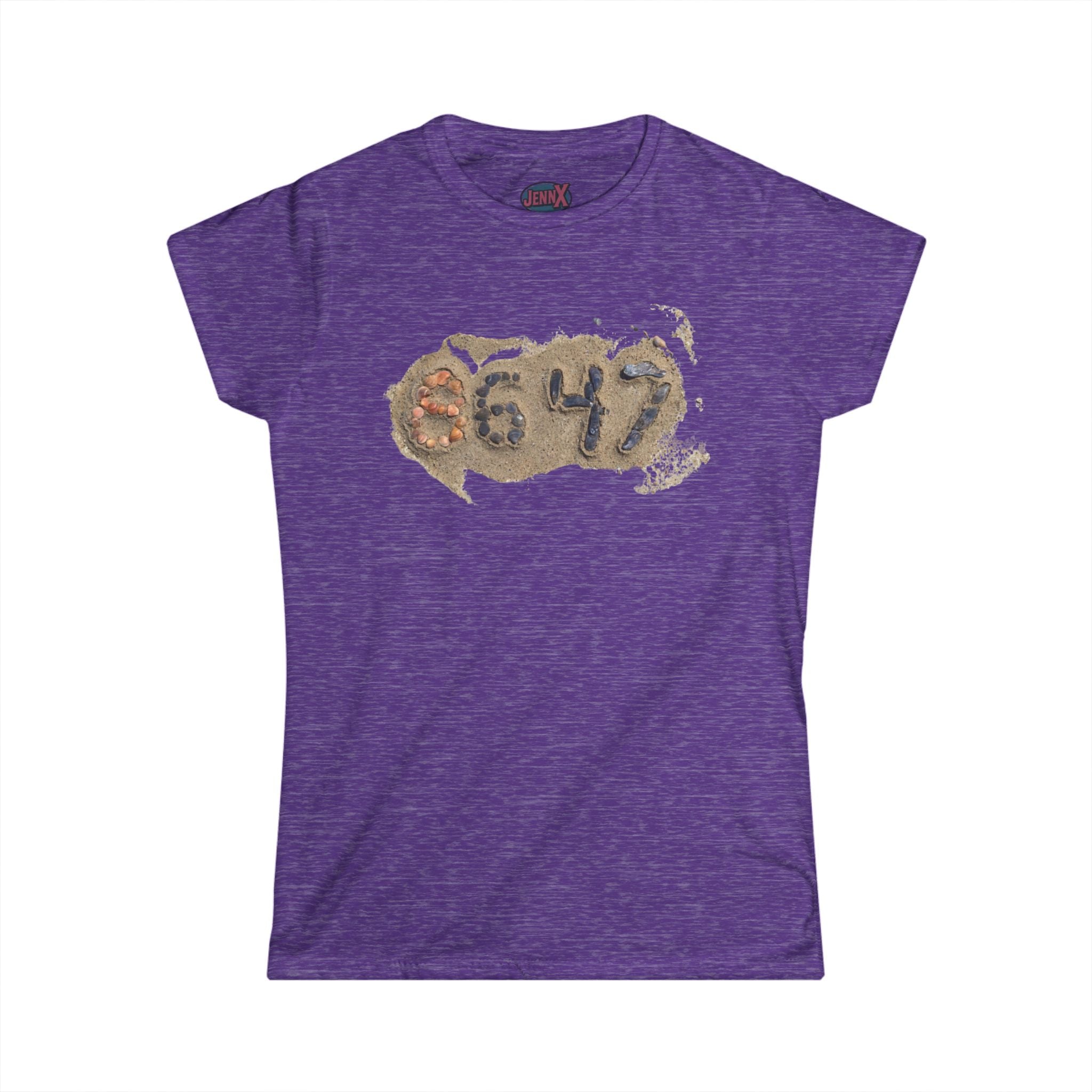 8647 Anti-Trump I Protest Seashell Women's Softstyle shirt | James Comey 86 47