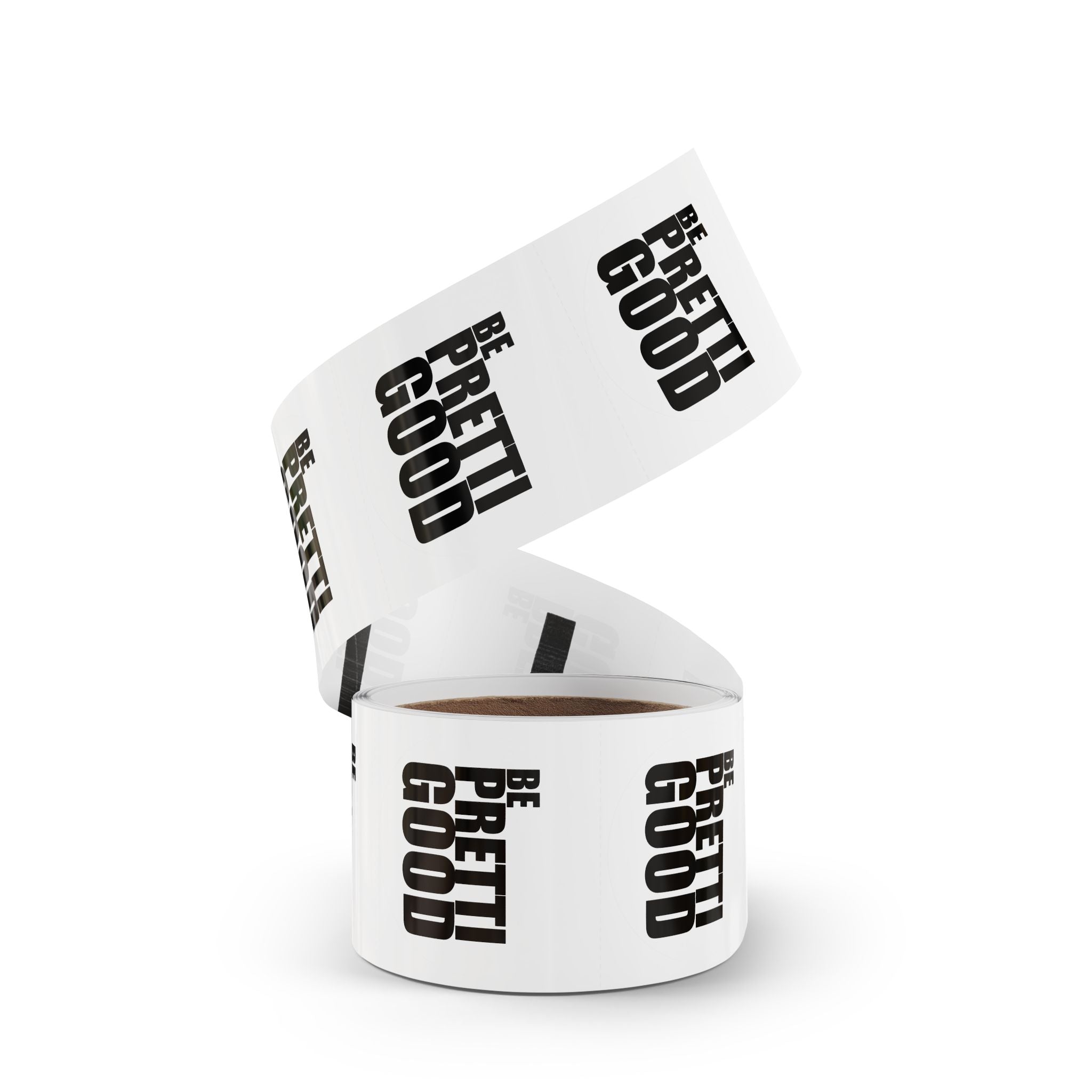 Be Pretti Good Round Sticker Label Rolls | Anti ICE sticker bomb