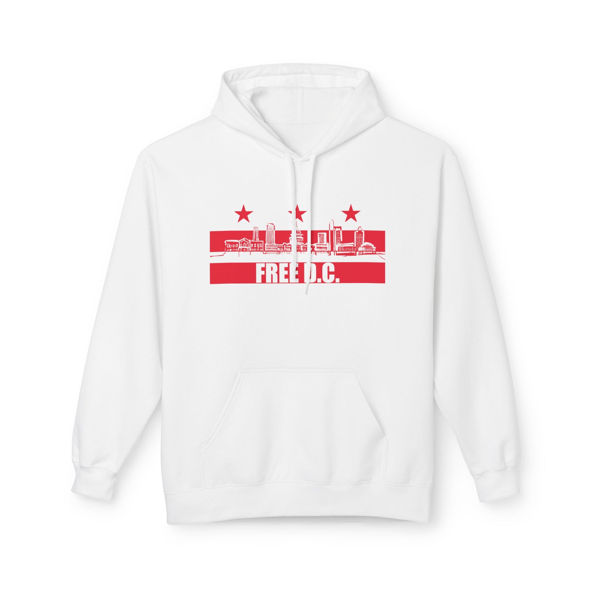 Free DC Hand-Drawn Washington DC Skyline Hoodie I Anti-Trump Fuck ICE