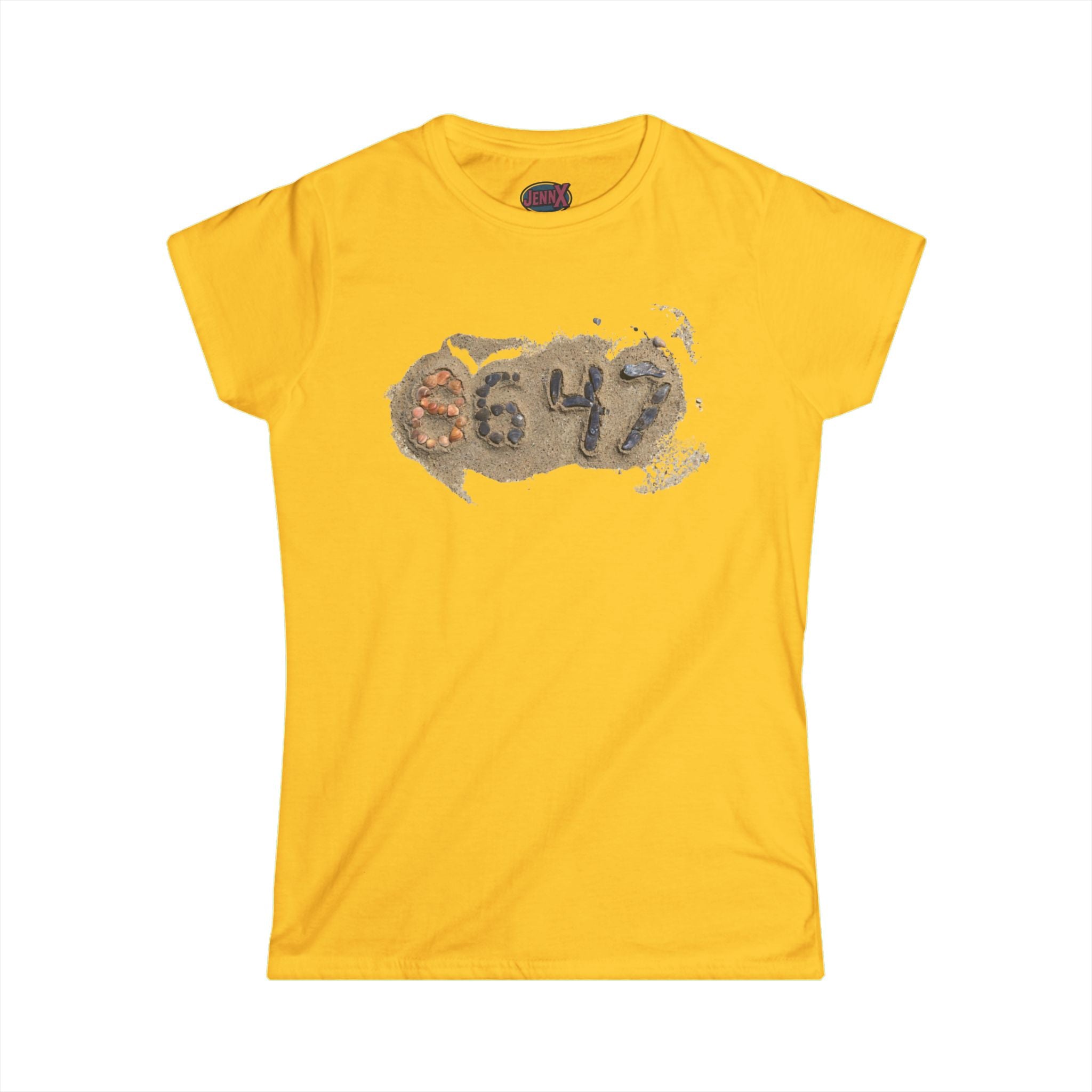 8647 Anti-Trump I Protest Seashell Women's Softstyle shirt | James Comey 86 47
