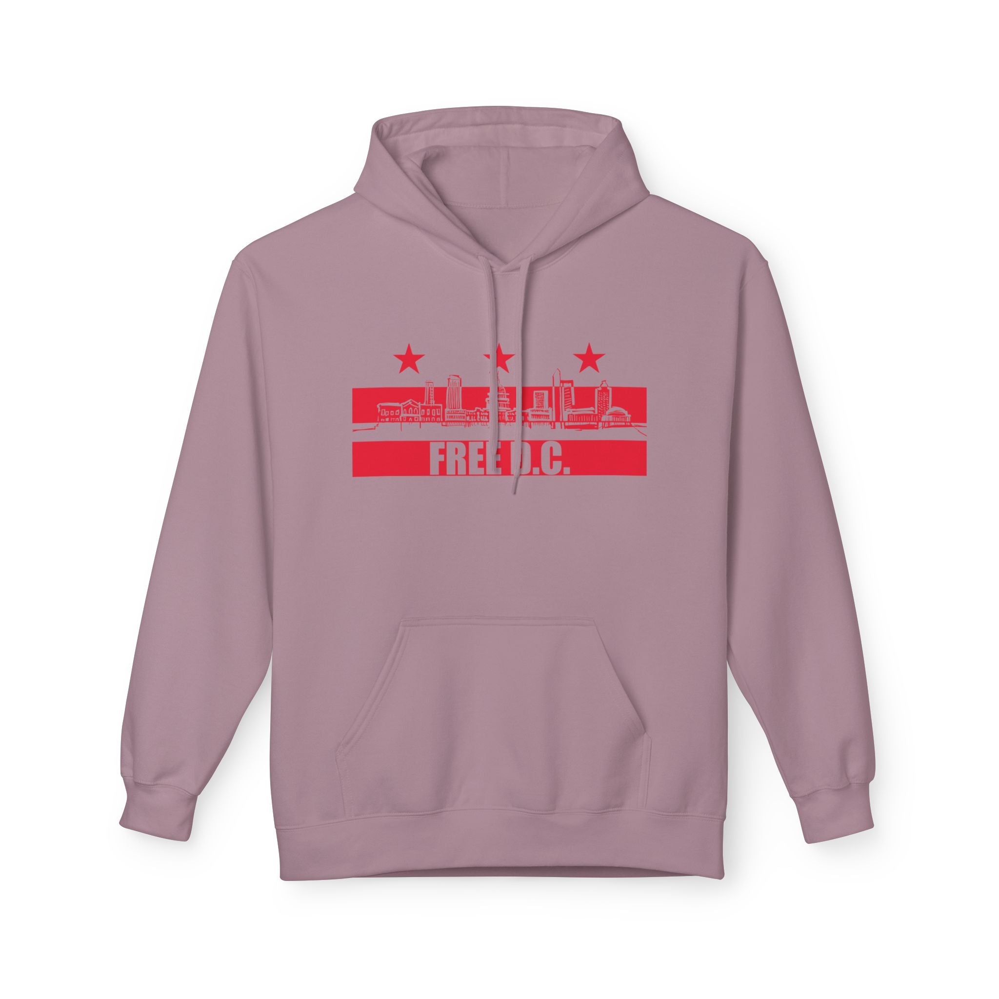 Free DC Hand-Drawn Washington DC Skyline Hoodie I Anti-Trump Fuck ICE