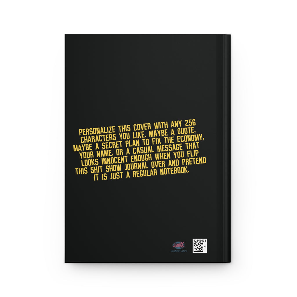 Hardcover Journal Matte - Personalizable Political Graphic Notebook, Customizable Diary, Political Debate Avoidance, Unique Gift, Marquee