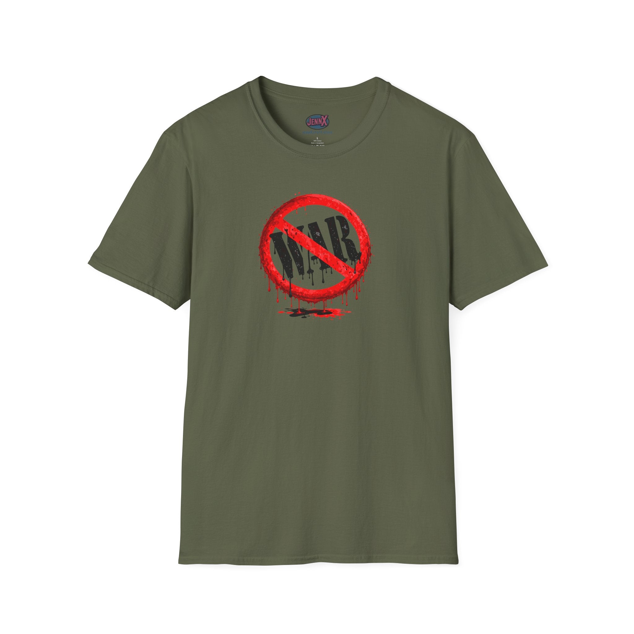 No War Symbol T-Shirt | Anti-War Protest Graphic