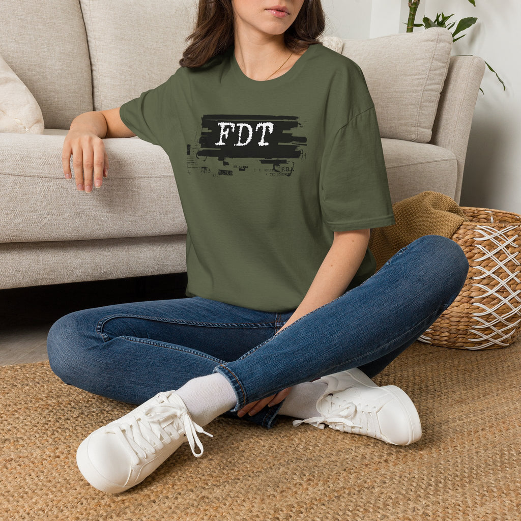 FDT Epstein files T-Shirt | Typewriter Font I Believe the Victims