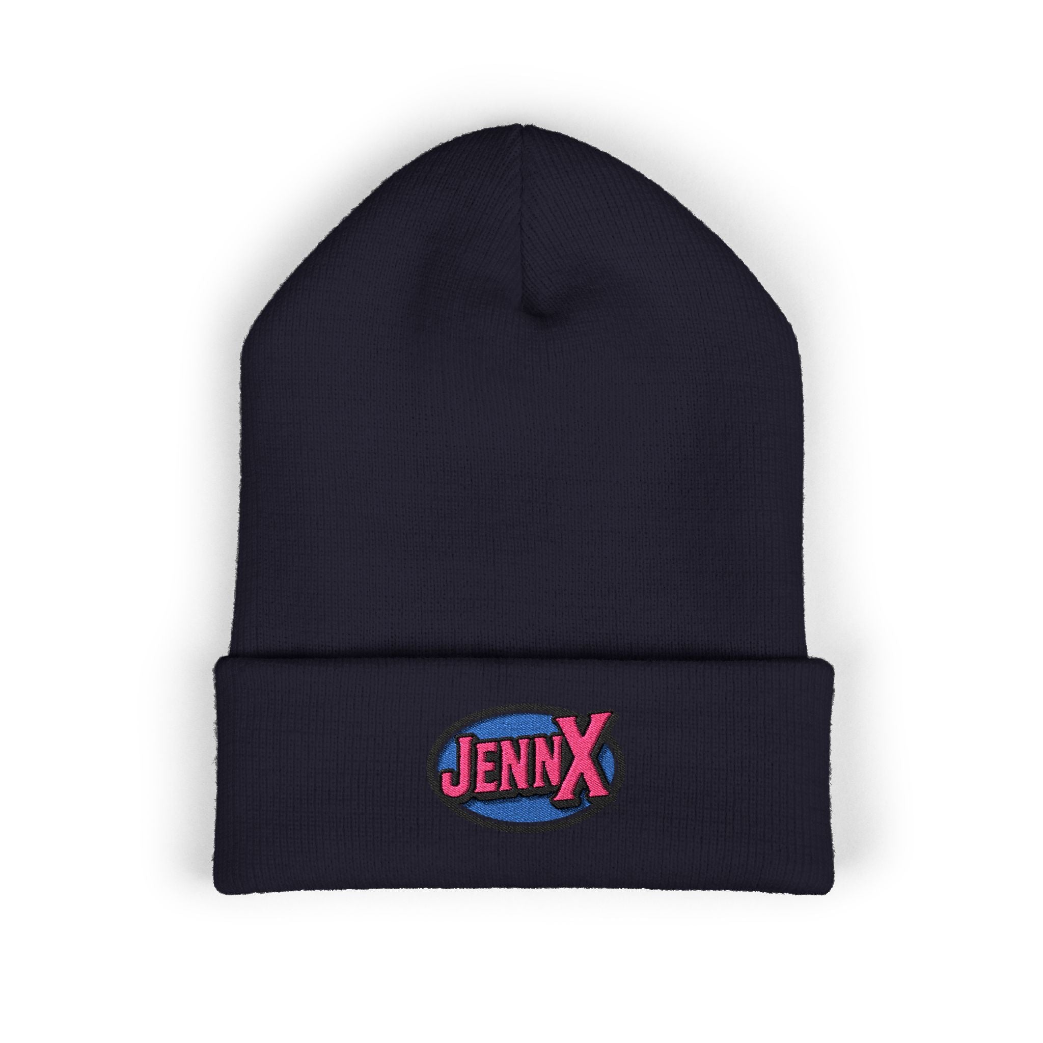 JennX Generation X GenX embroidered logo Beanie | Cuffed Winter Hat