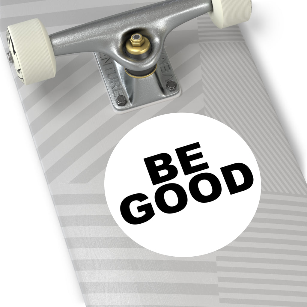 BE GOOD Round Vinyl Sticker inspired by Golden Globes pin button