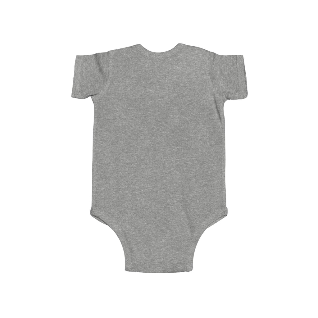 Draft Baron bodysuit Infant Bodysuit | baby onesie with blue varsity text