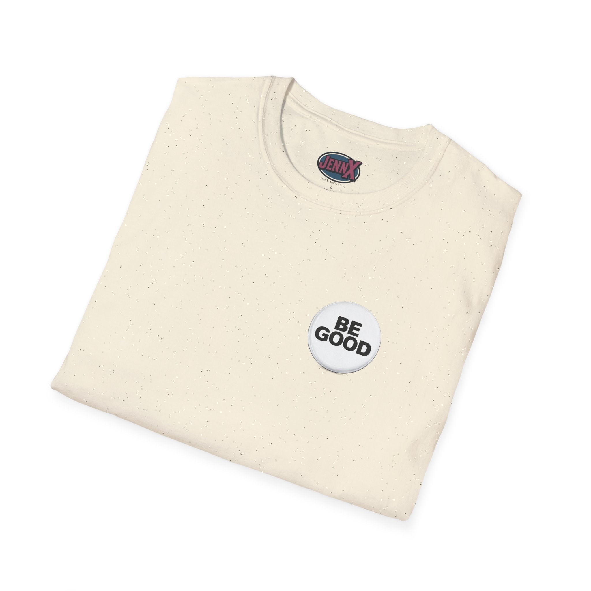 Be Good pin button shirt inspired by the Golden Globes
