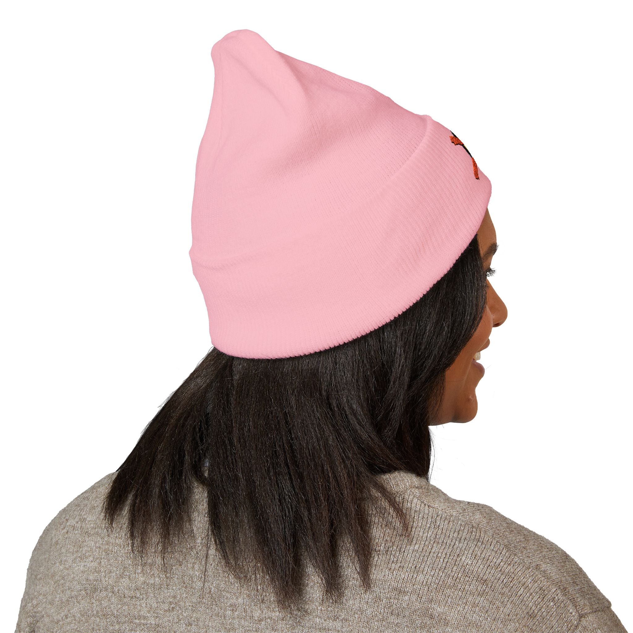 No Kings Cuffed Beanie with Embroidery - No Trump - Nope - No Kings Crown