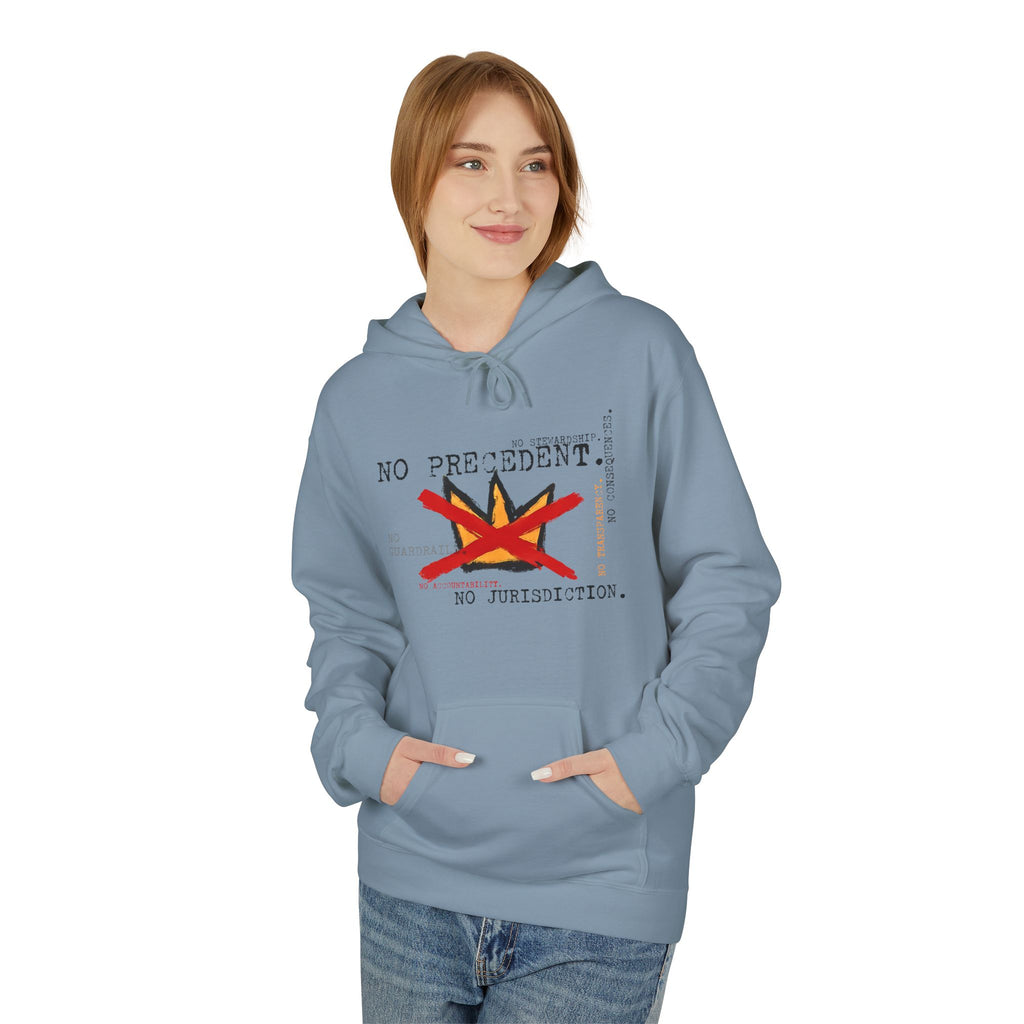 Anti-Trump No Kings hoodie - Hand-drawn - Original Design - Free No Kings sticker