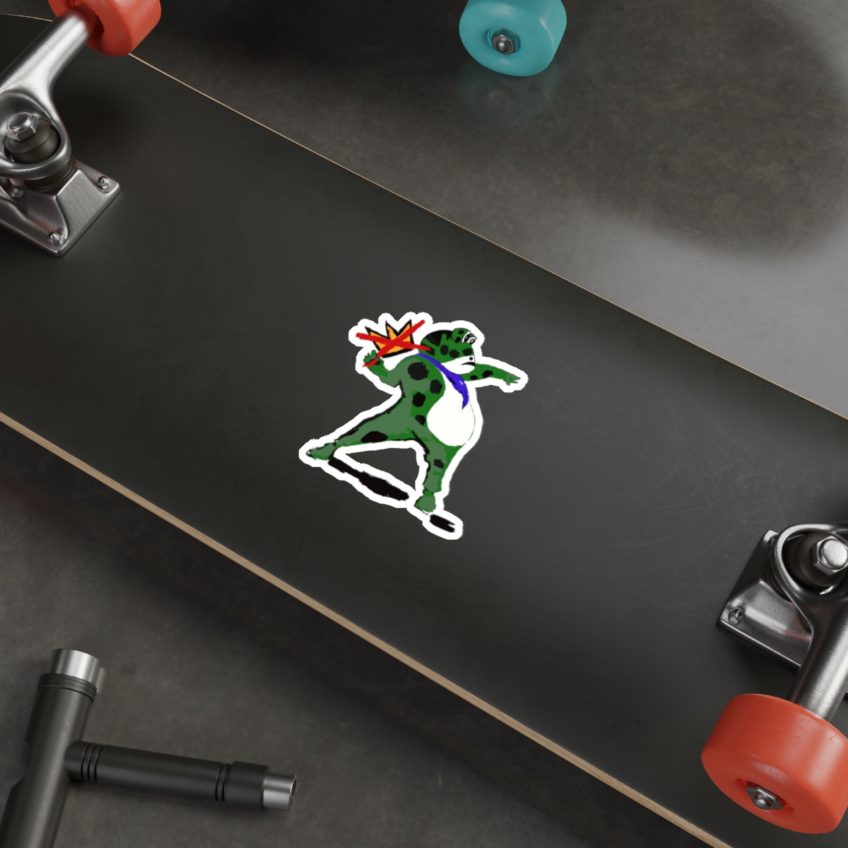 No Kings Frog sticker I Shipping Included in Price
