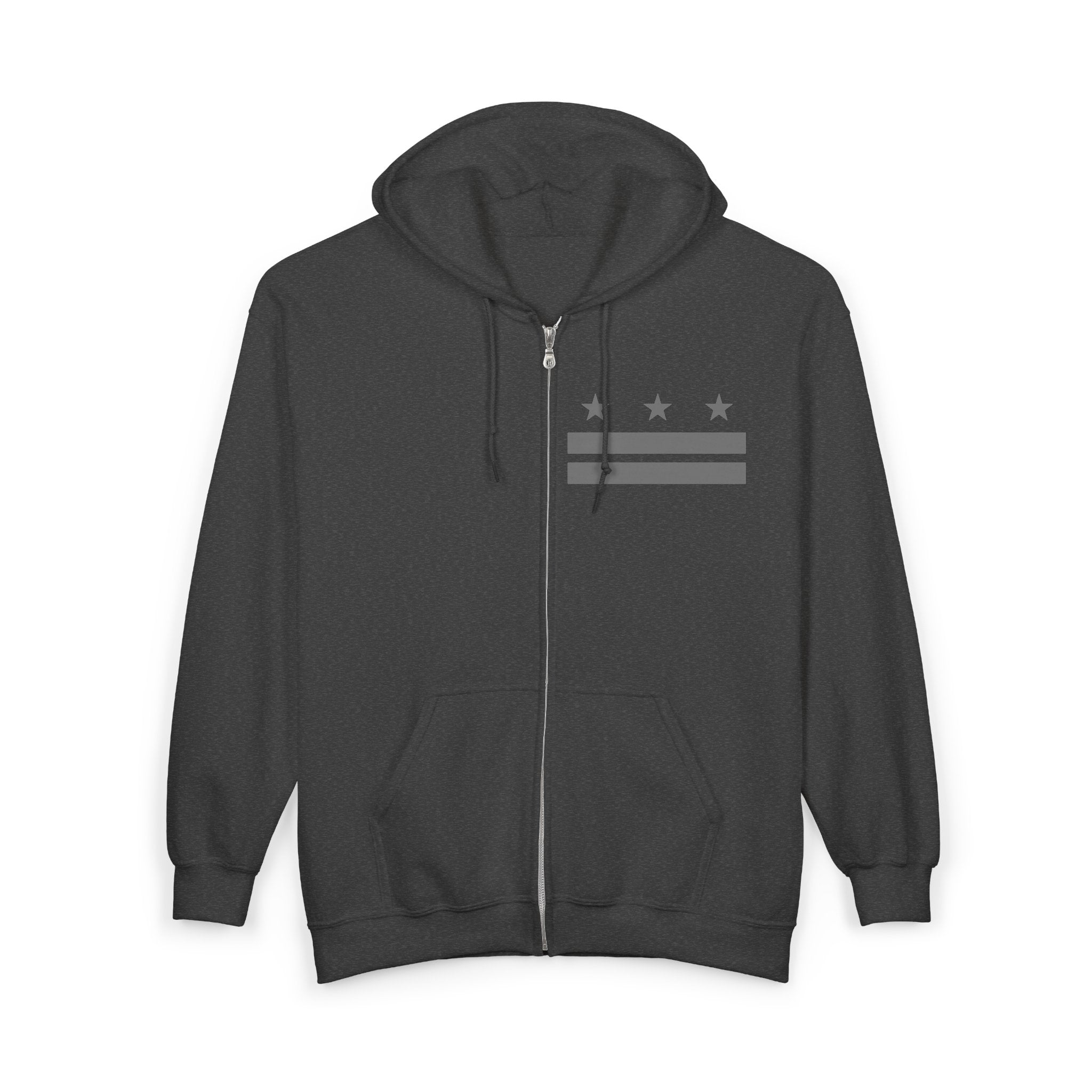 Free DC Flag Hoodie, Muted Protest for Everyday Wear - No Kings