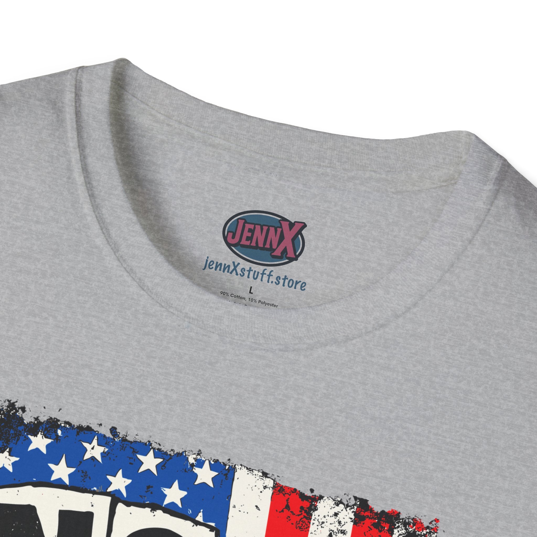 No Kings Sex Pistols parody American Flag T-Shirt