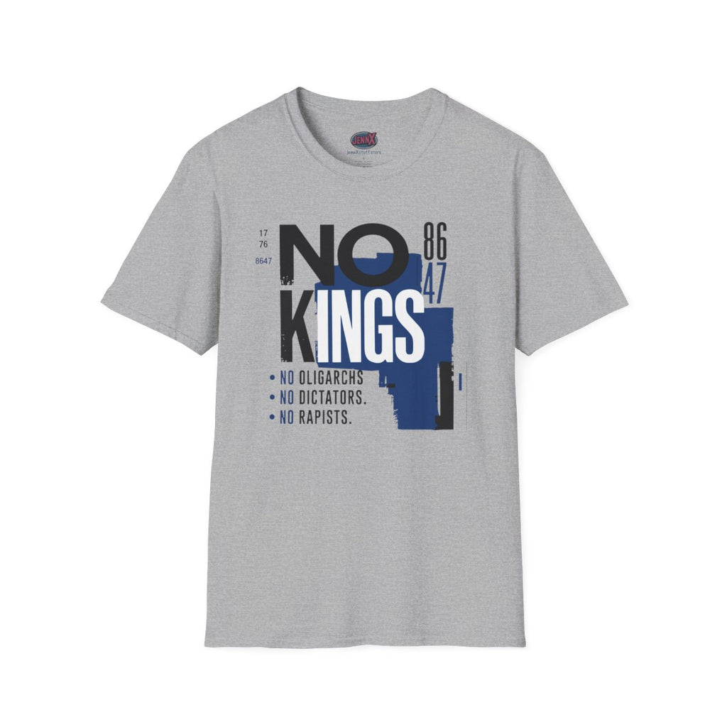 NO KINGS Shirt, Anti Trump Protest Shirt, Democracy Matters Tee, Political Resistance Shirt, Anti Authoritarian Graphic Tee, Activist Gift