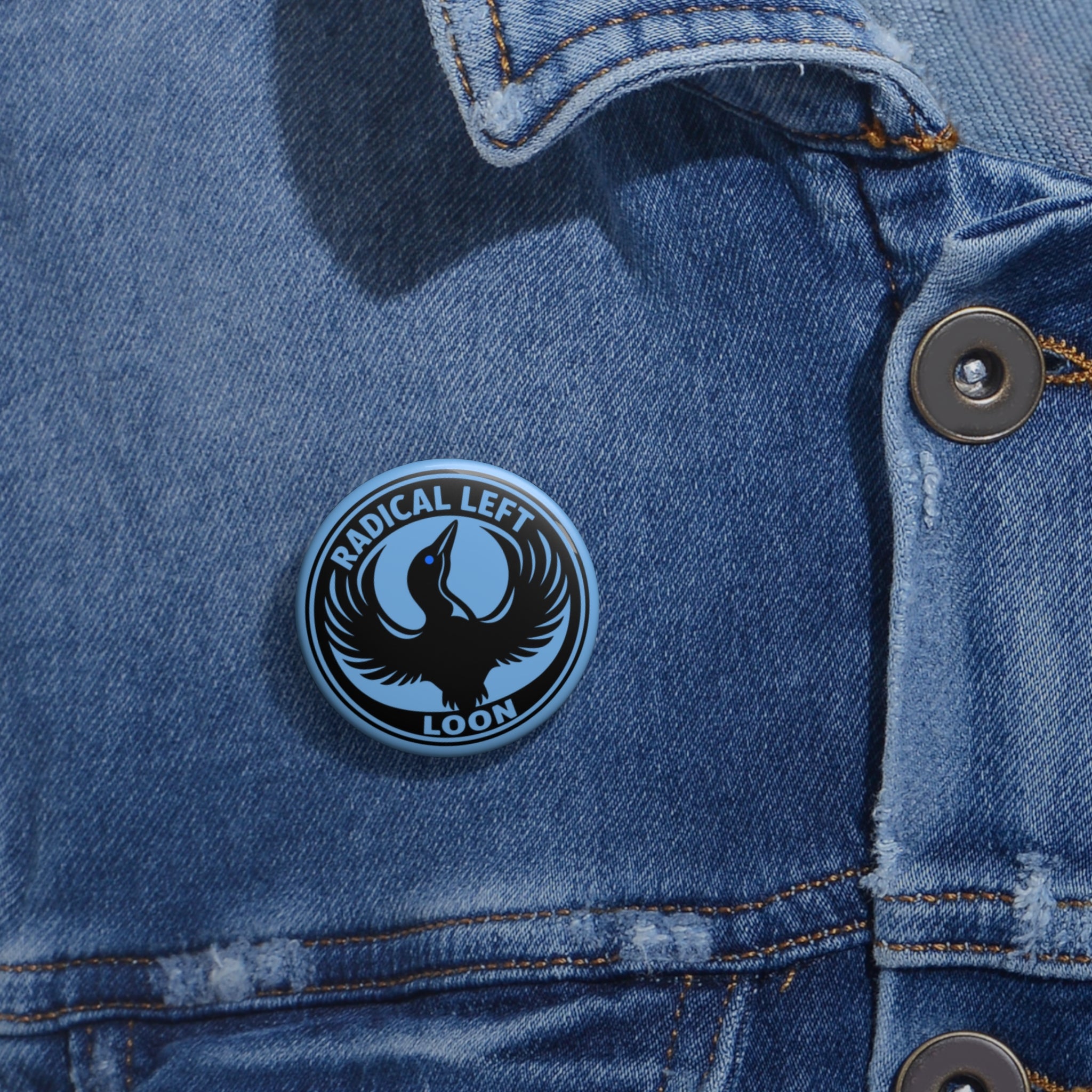 Minnesota Rebel Alliance Radical Left Loon pin button | JennXstuff Original Design