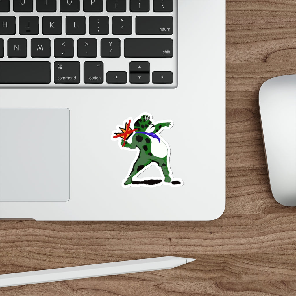 No Kings Frog sticker I Shipping Included in Price