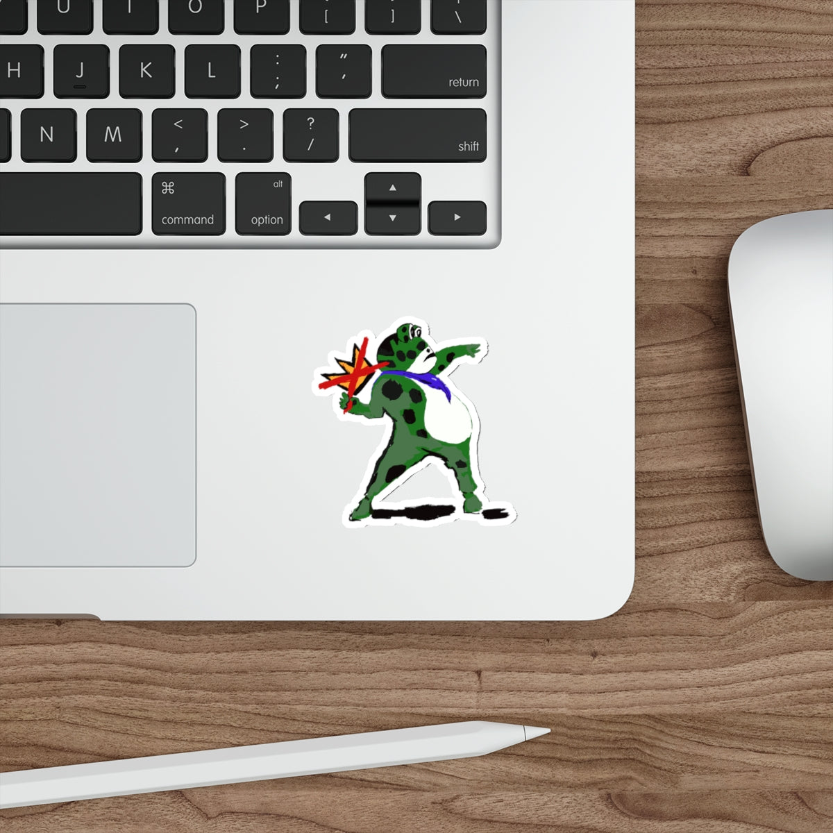 No Kings Frog sticker I Shipping Included in Price
