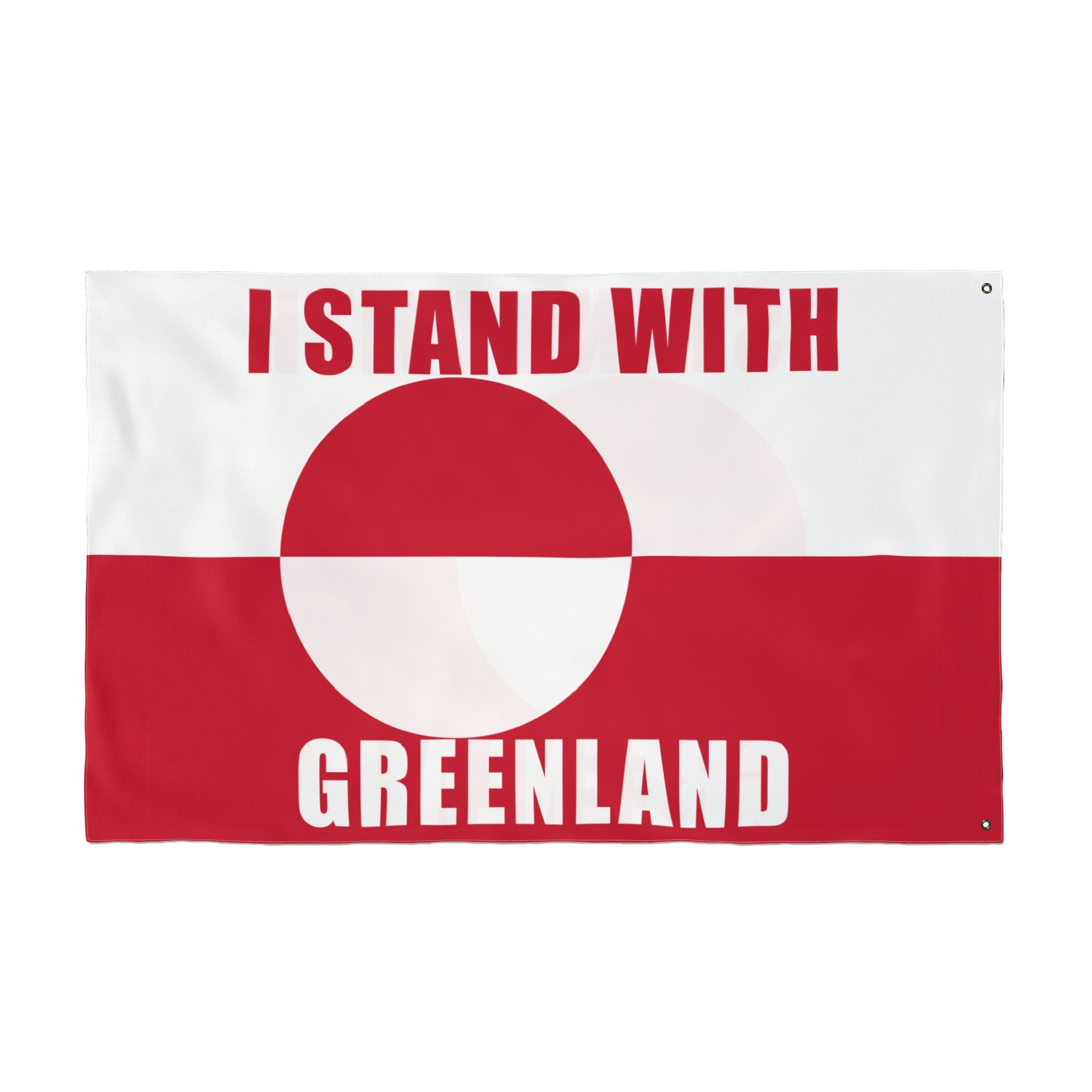 Stand With Greenland Flag | Double Sided Flag, Trump Protest