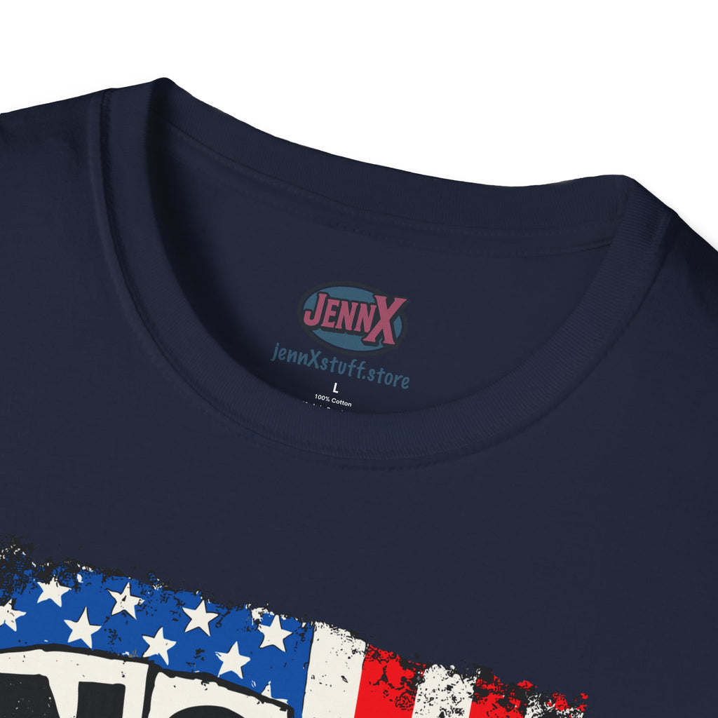 No Kings Sex Pistols parody American Flag T-Shirt