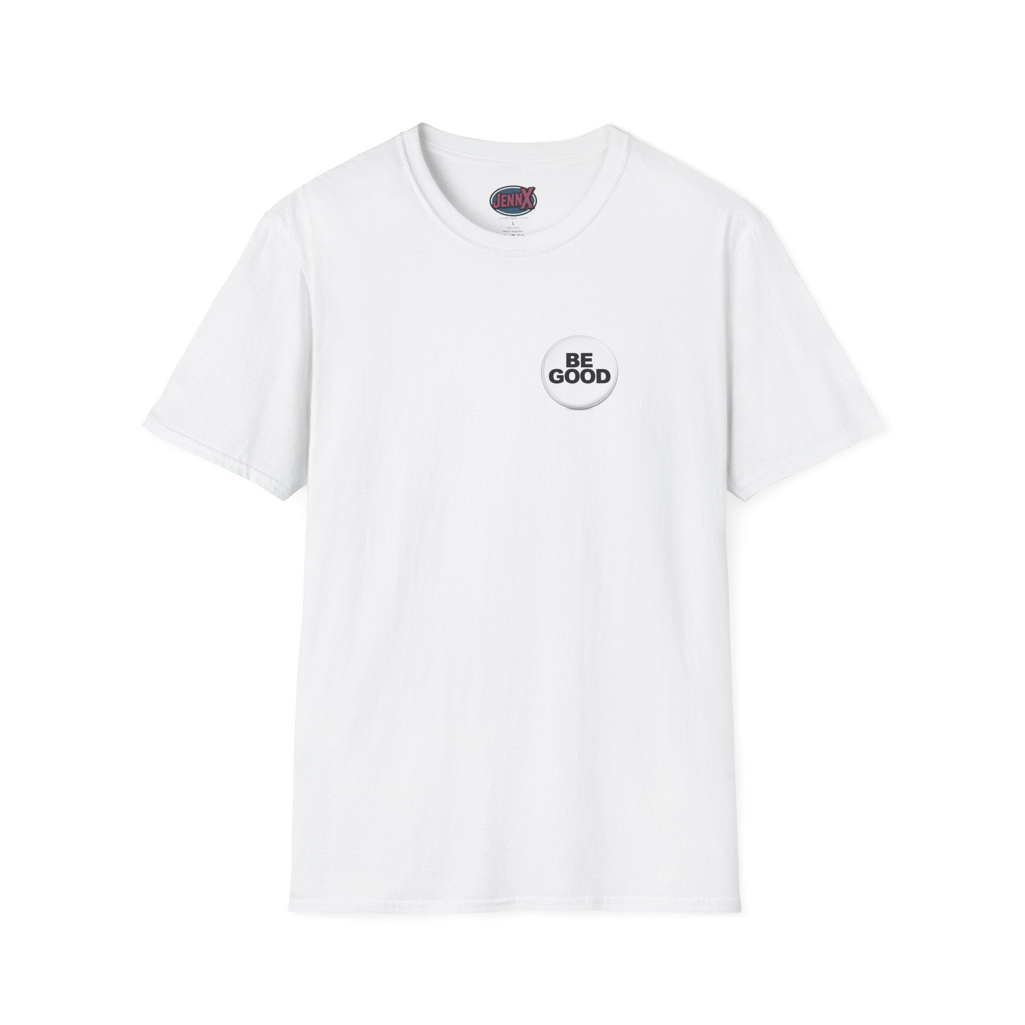 Be Good pin button shirt inspired by the Golden Globes