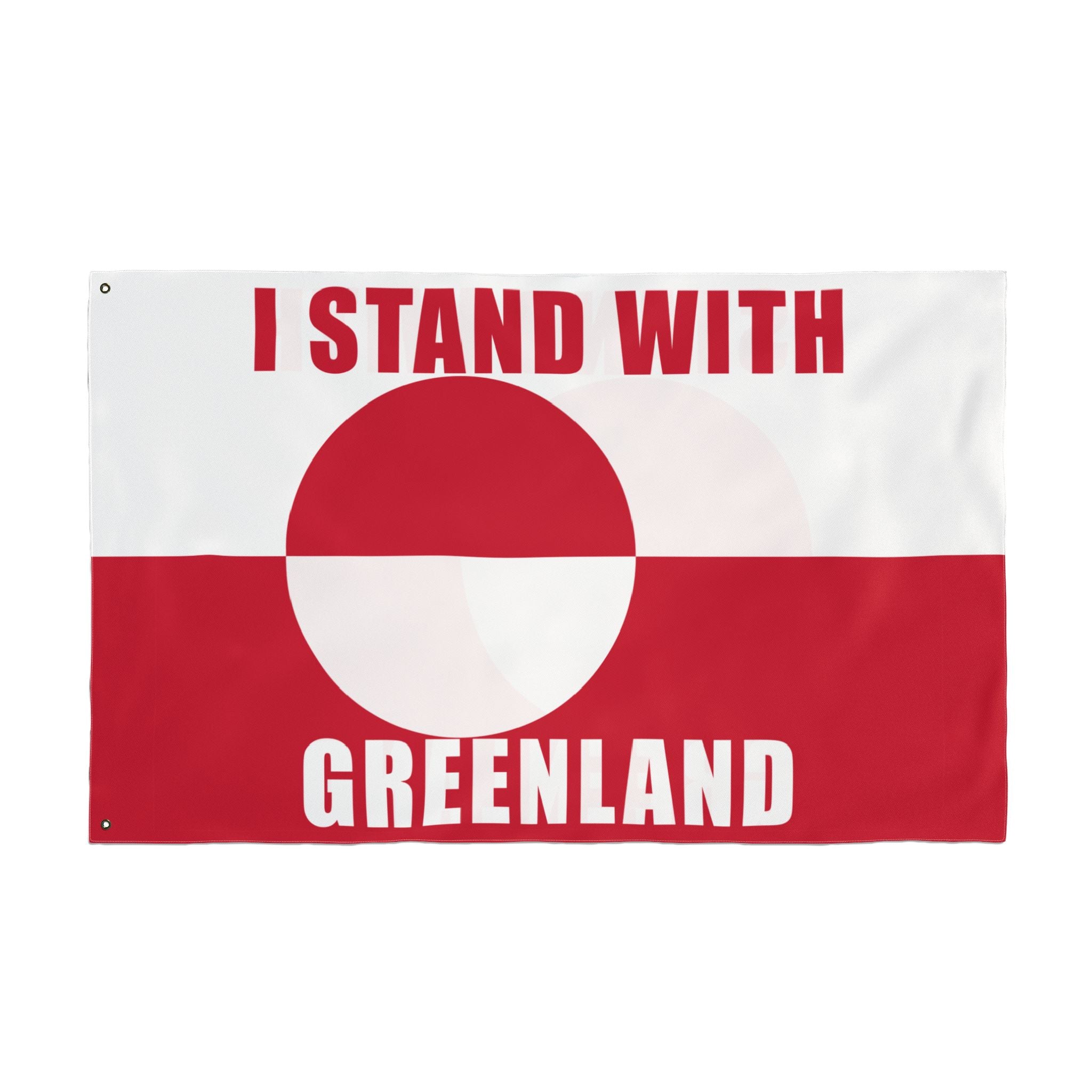 Stand With Greenland Flag | Double Sided Flag, Trump Protest