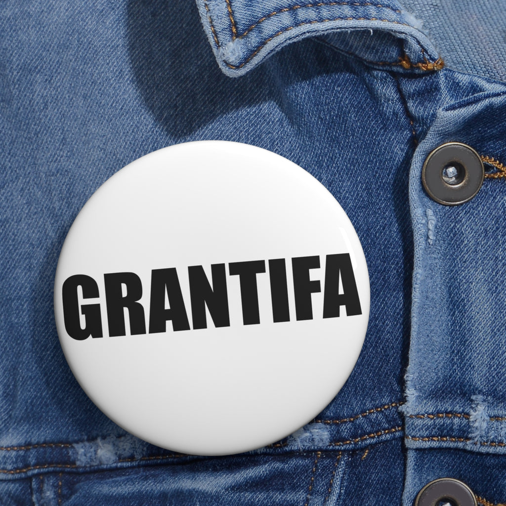 GRANTIFA button Pin Buttons | Simple Design Grandmothers Against Fascism