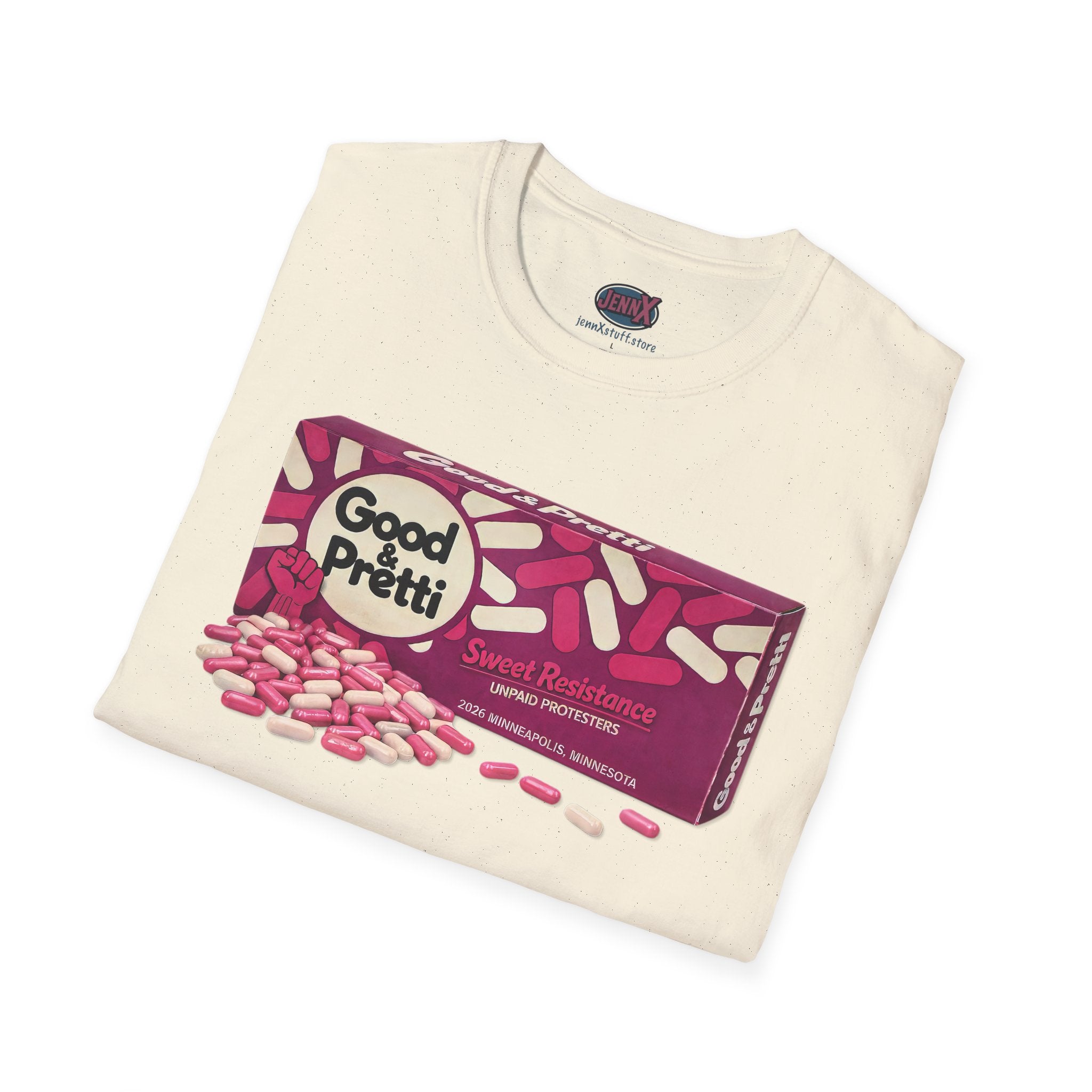 Good Pretti Good and Plenty Candy Box T-Shirt | Original Design