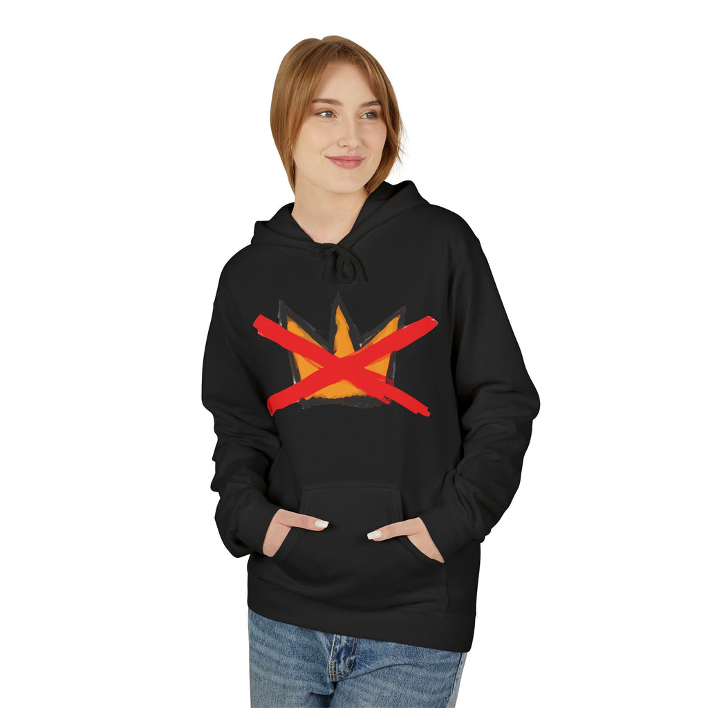 Anti Trump, No Kings Protest Unisex Hoodie - Thick Textured Appearance, Activist Apparel, Political Statement, Protest
