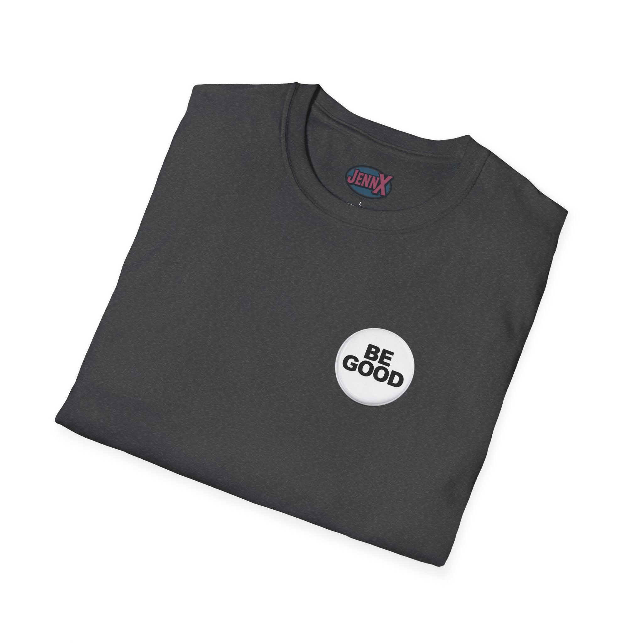 Be Good pin button shirt inspired by the Golden Globes