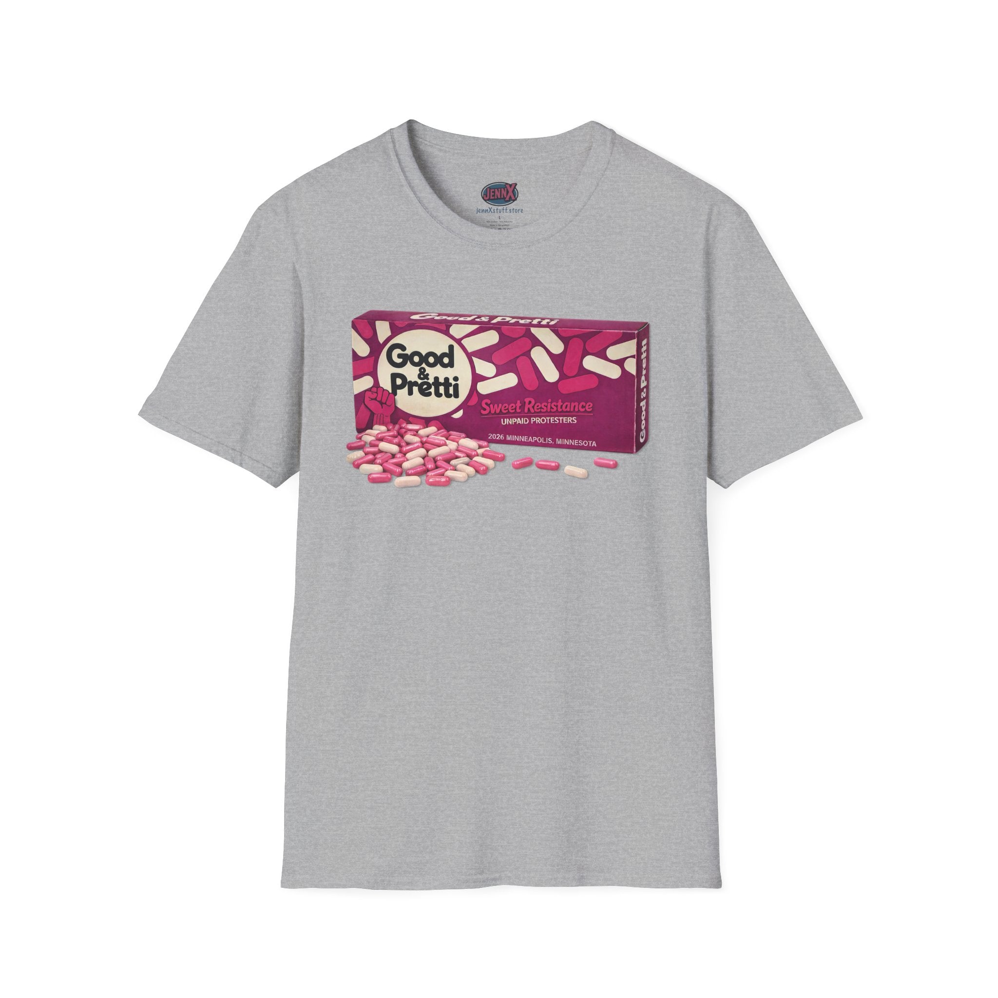 Good Pretti Good and Plenty Candy Box T-Shirt | Original Design