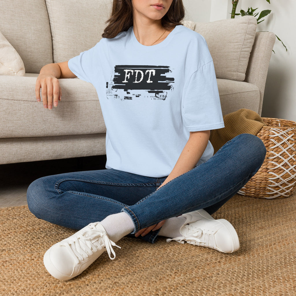 FDT Epstein files T-Shirt | Typewriter Font I Believe the Victims