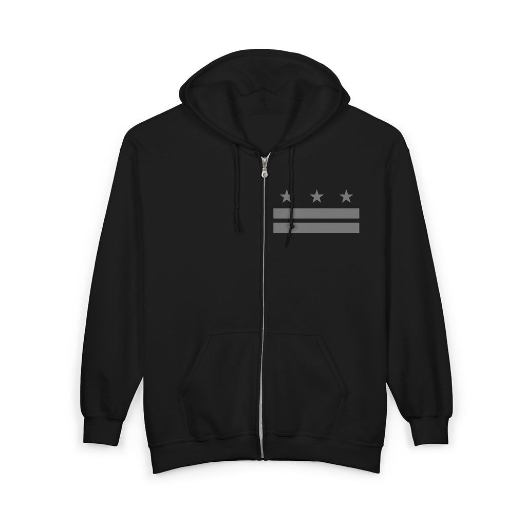 Free DC Flag Hoodie, Muted Protest for Everyday Wear - No Kings