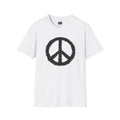 Peace Sign hand-painted T-Shirt | Anti War