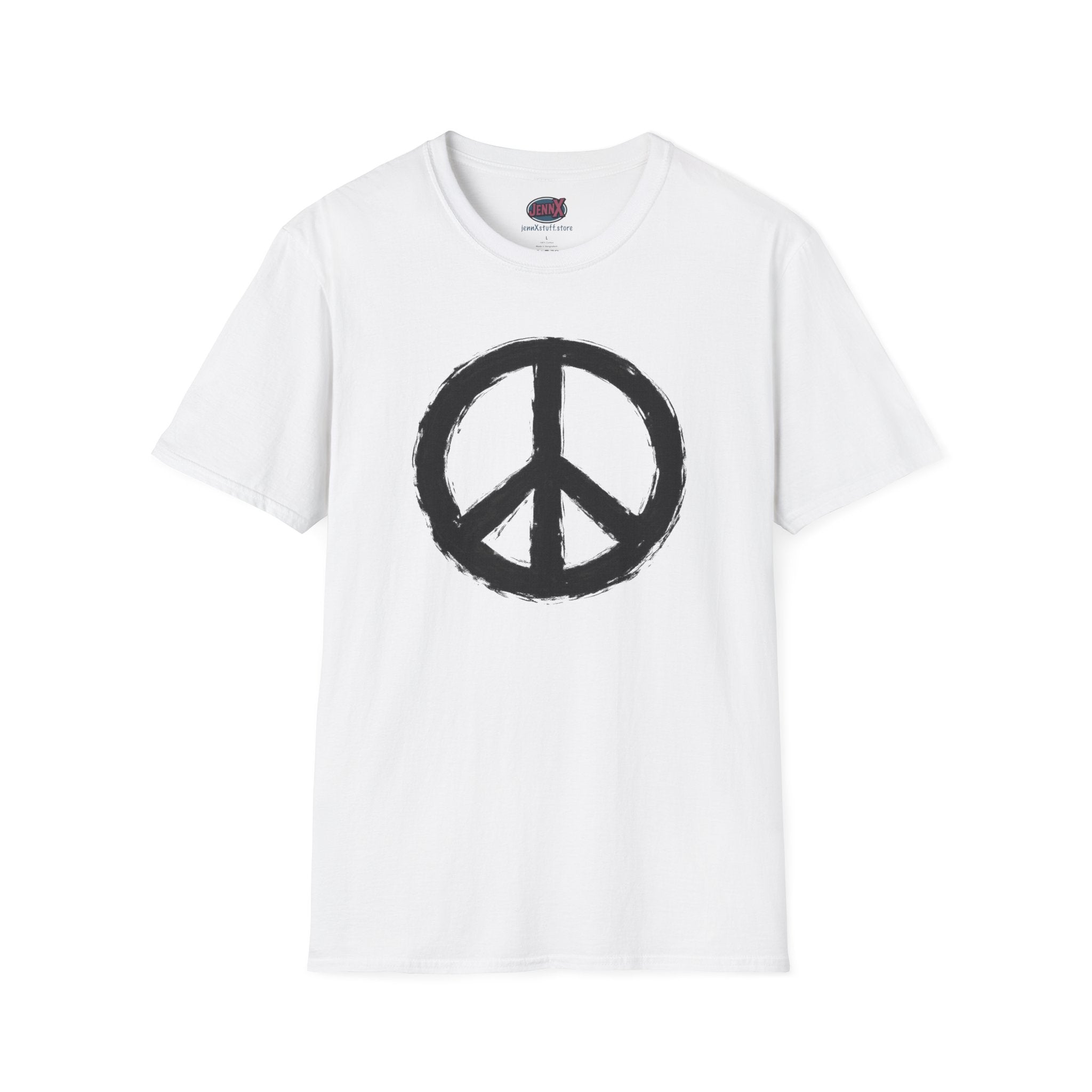 Peace Sign hand-painted T-Shirt | Anti War
