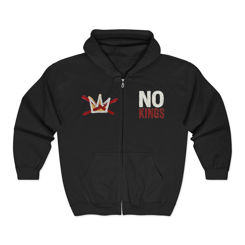No Kings Hoodie | Rejecting Kings American Flag Constitution Graphic Hoodie