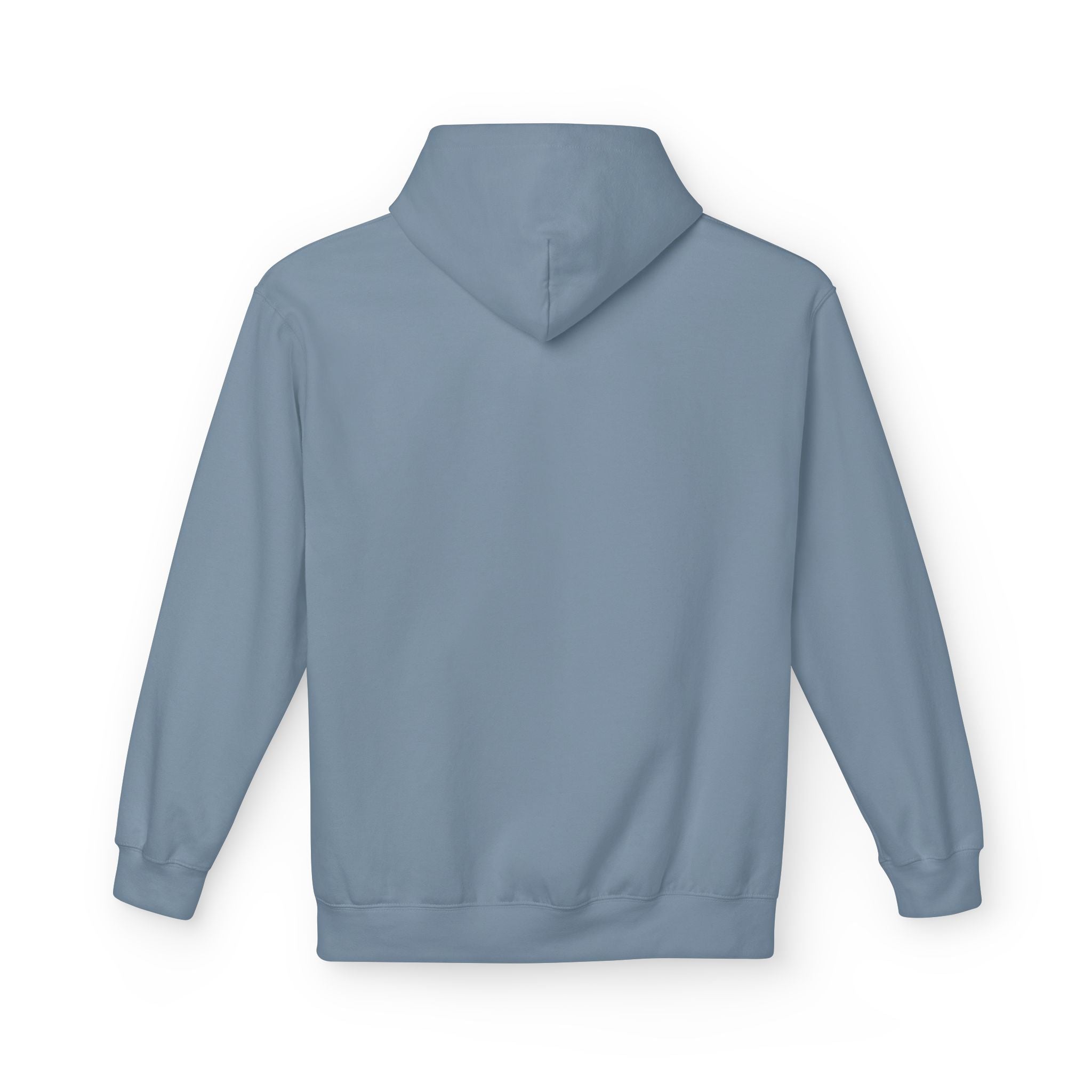FDT minimalist text Hoodie | Small chest logo, white pullover