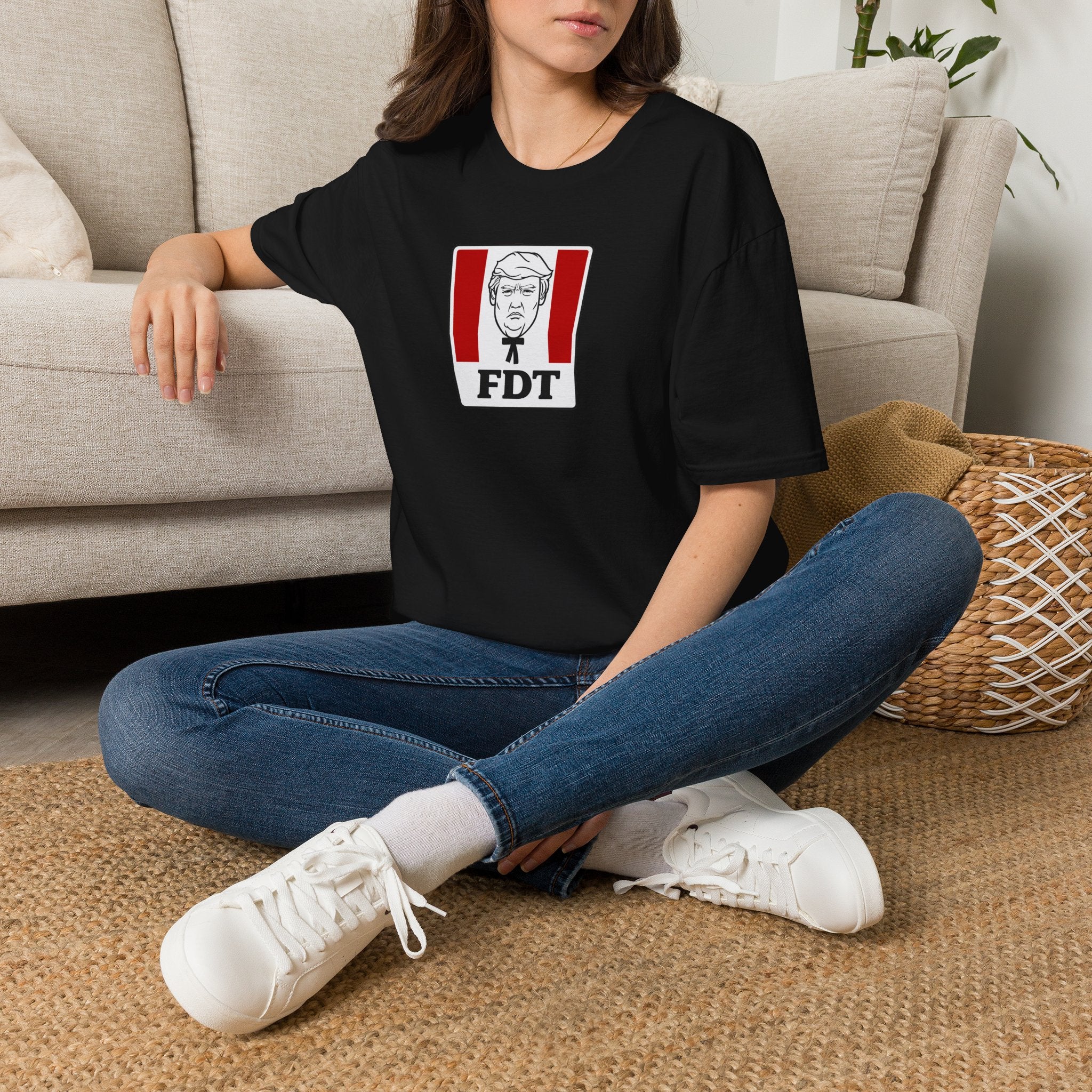Political Parody T-Shirt I FDT Satirical Logo Tee I KFC Logo