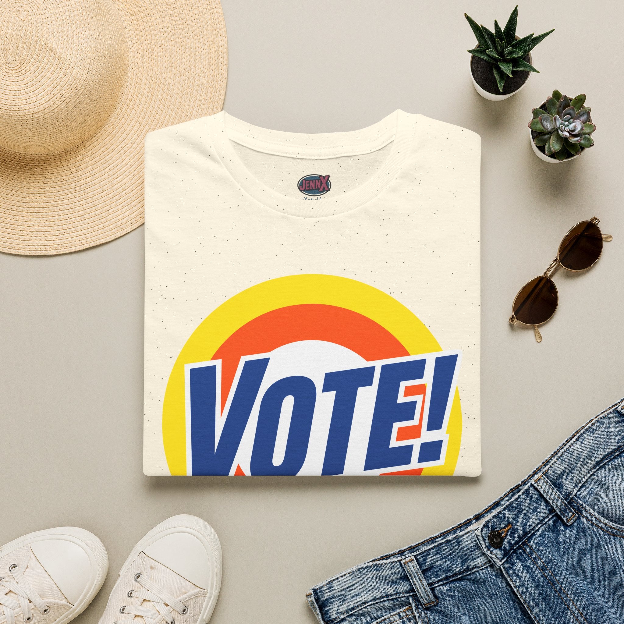 Vote Removes Stubborn Orange Stains Shirt - Anti Trump Political Tee