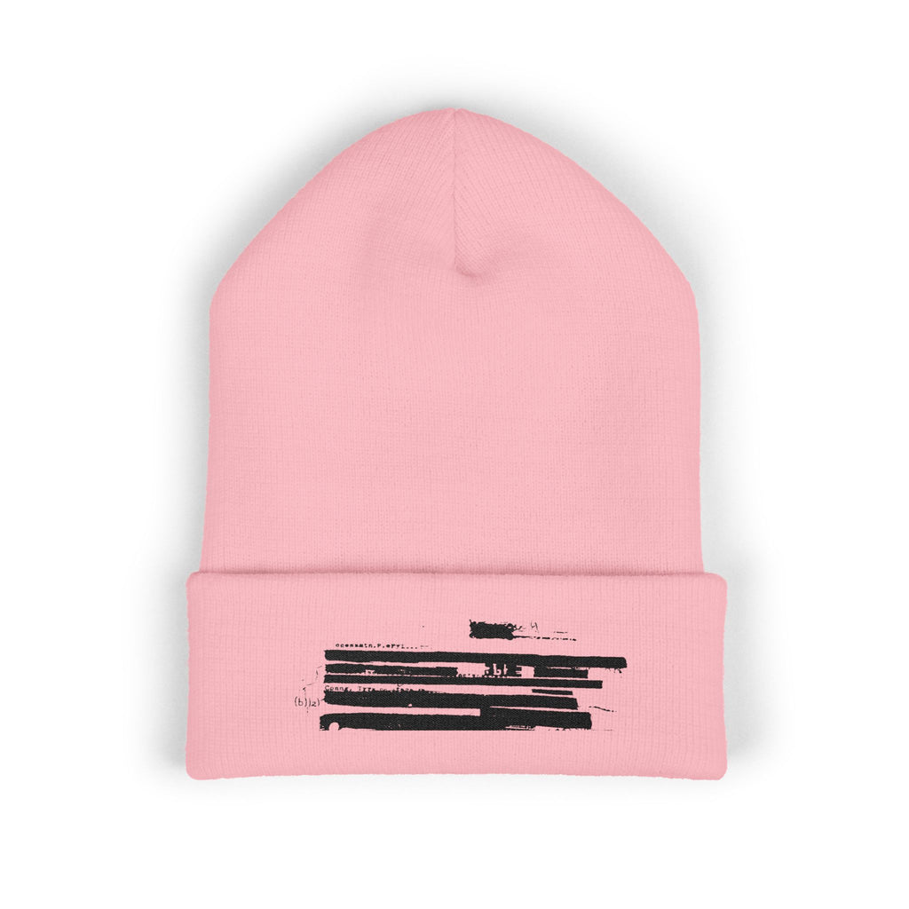 Redacted F.B.I. Files beanie | Embroidered Beanie I Say something without saying anything