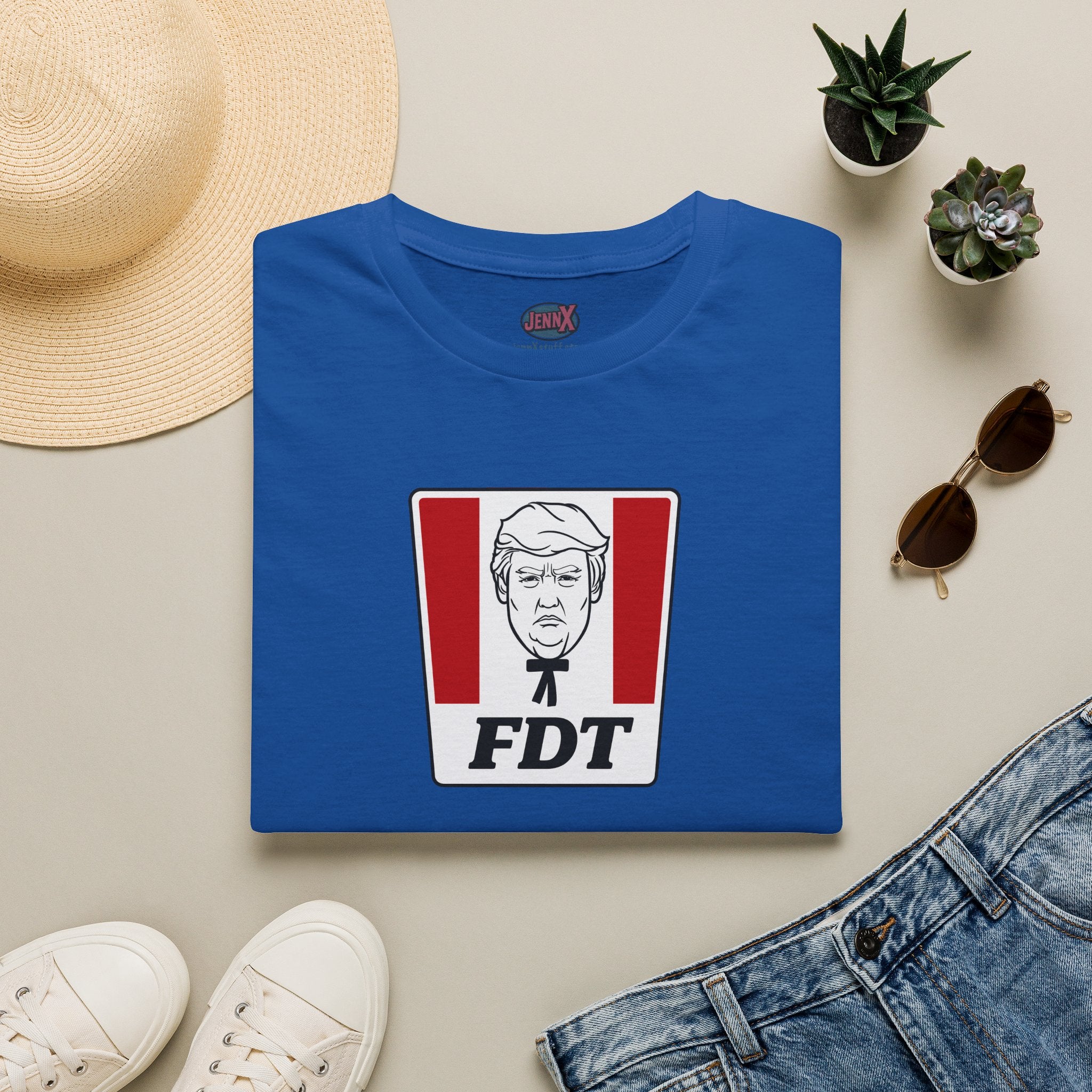 Political Parody T-Shirt I FDT Satirical Logo Tee I KFC Logo