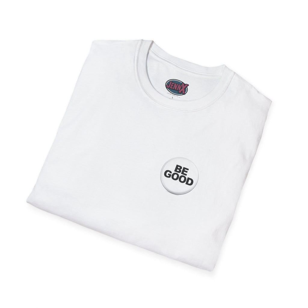 Be Good pin button shirt inspired by the Golden Globes