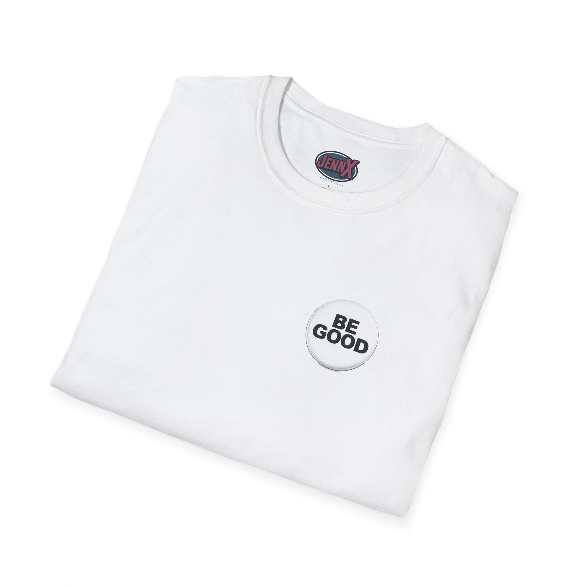 Be Good pin button shirt inspired by the Golden Globes
