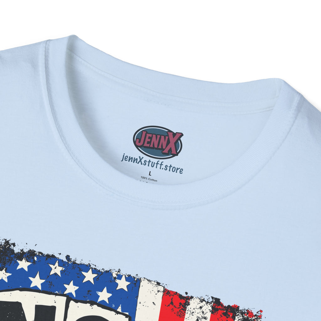 No Kings Sex Pistols parody American Flag T-Shirt