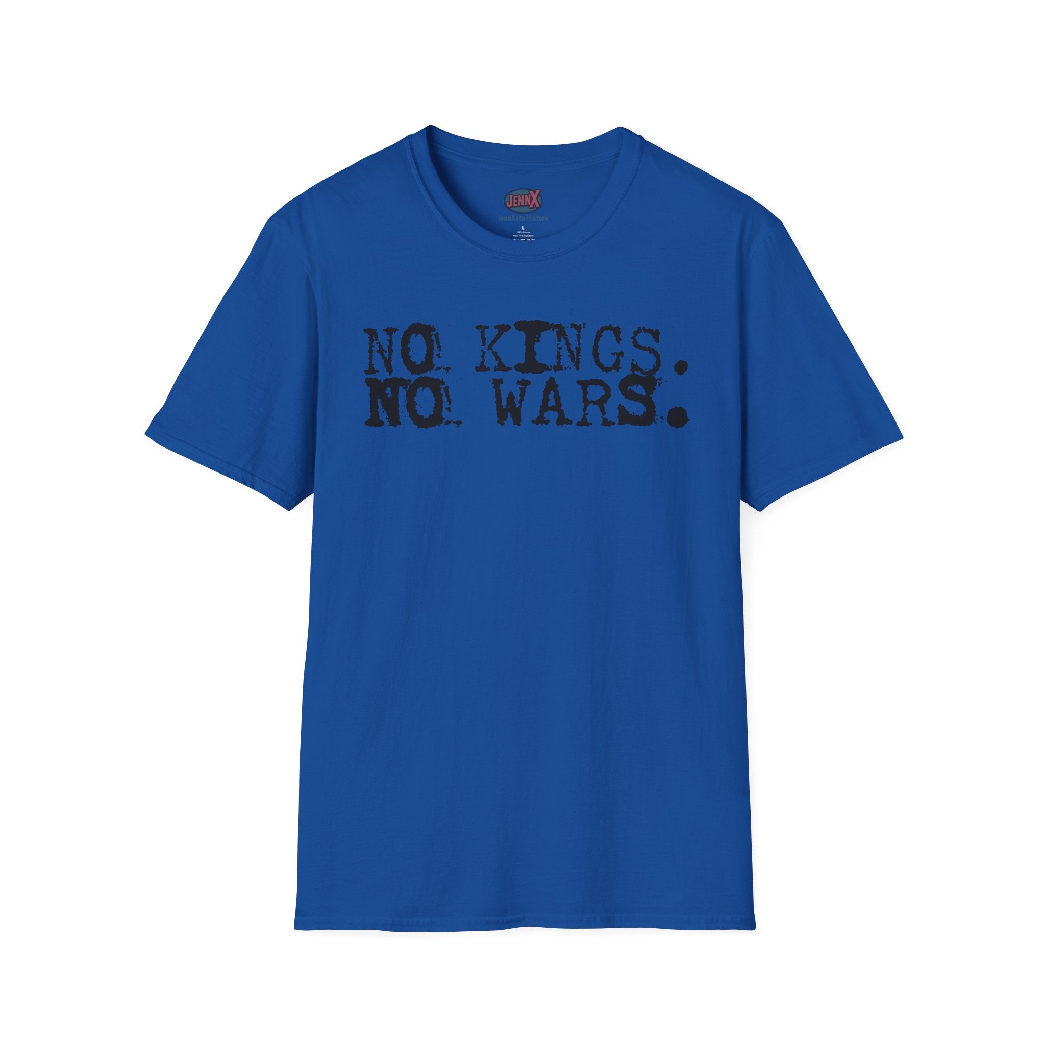 no kings no wars typography T-Shirt | politics protest shirt