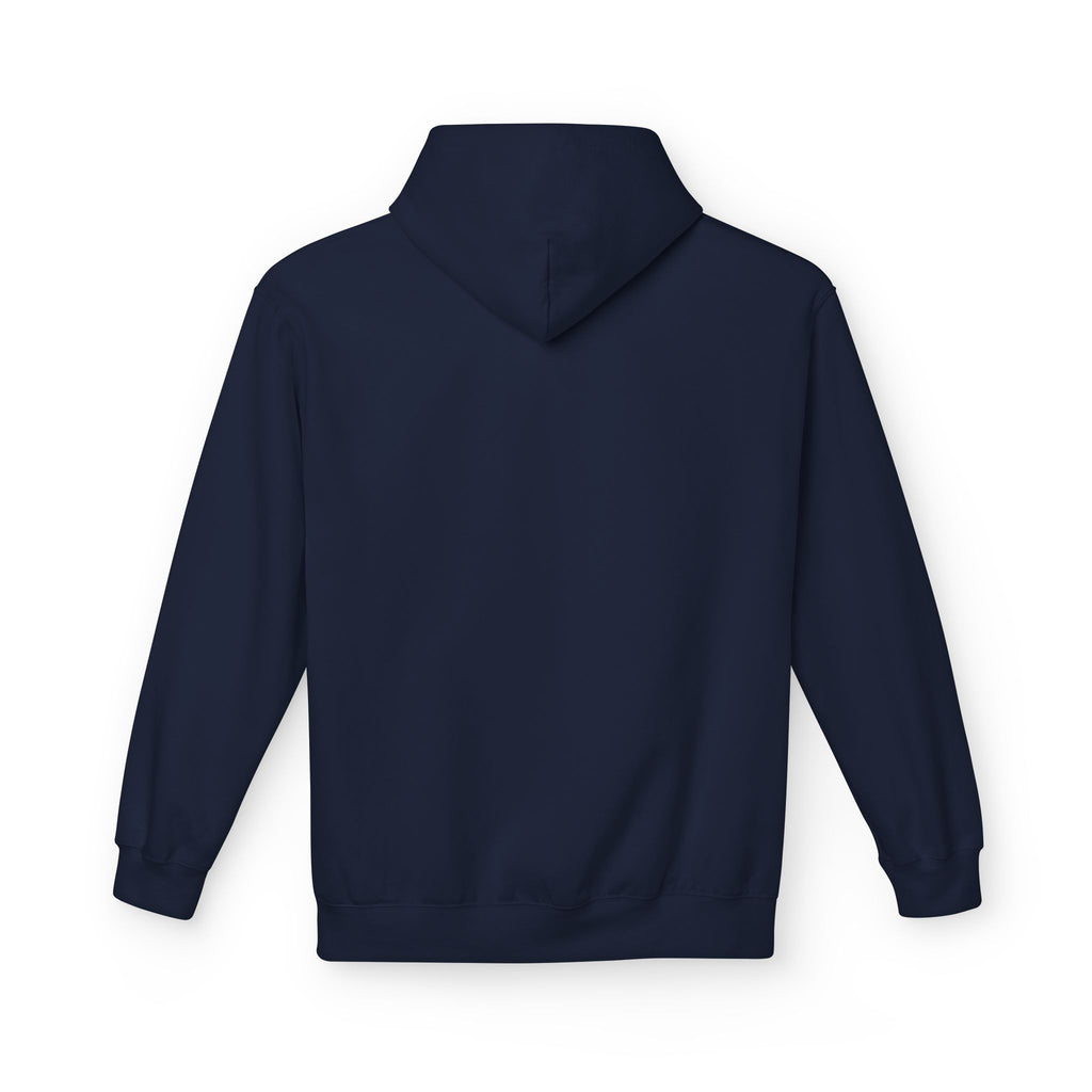 Draft Barron Hoodie | Collegiate Text Logo, White Pullover
