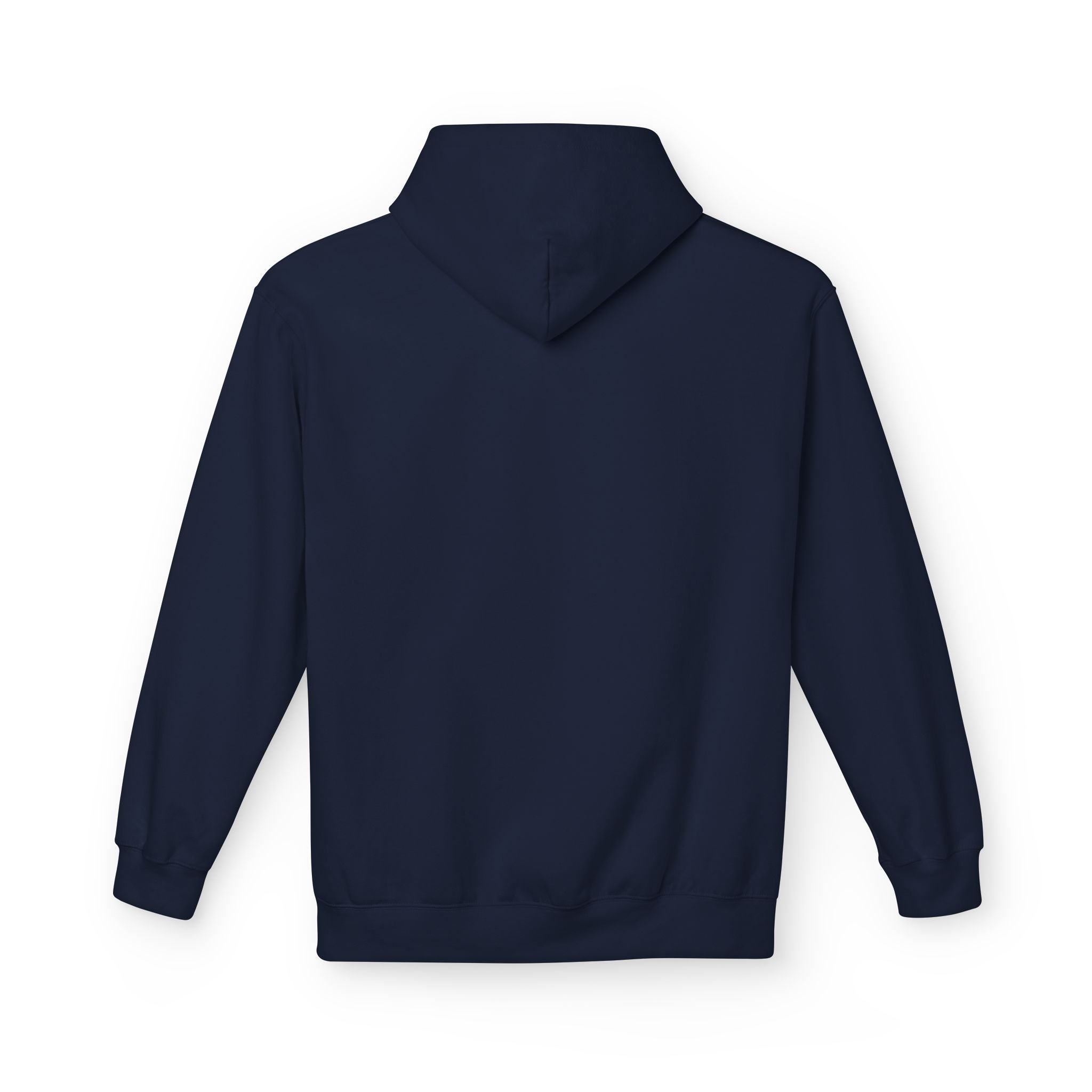 Draft Barron Hoodie | Collegiate Text Logo, White Pullover