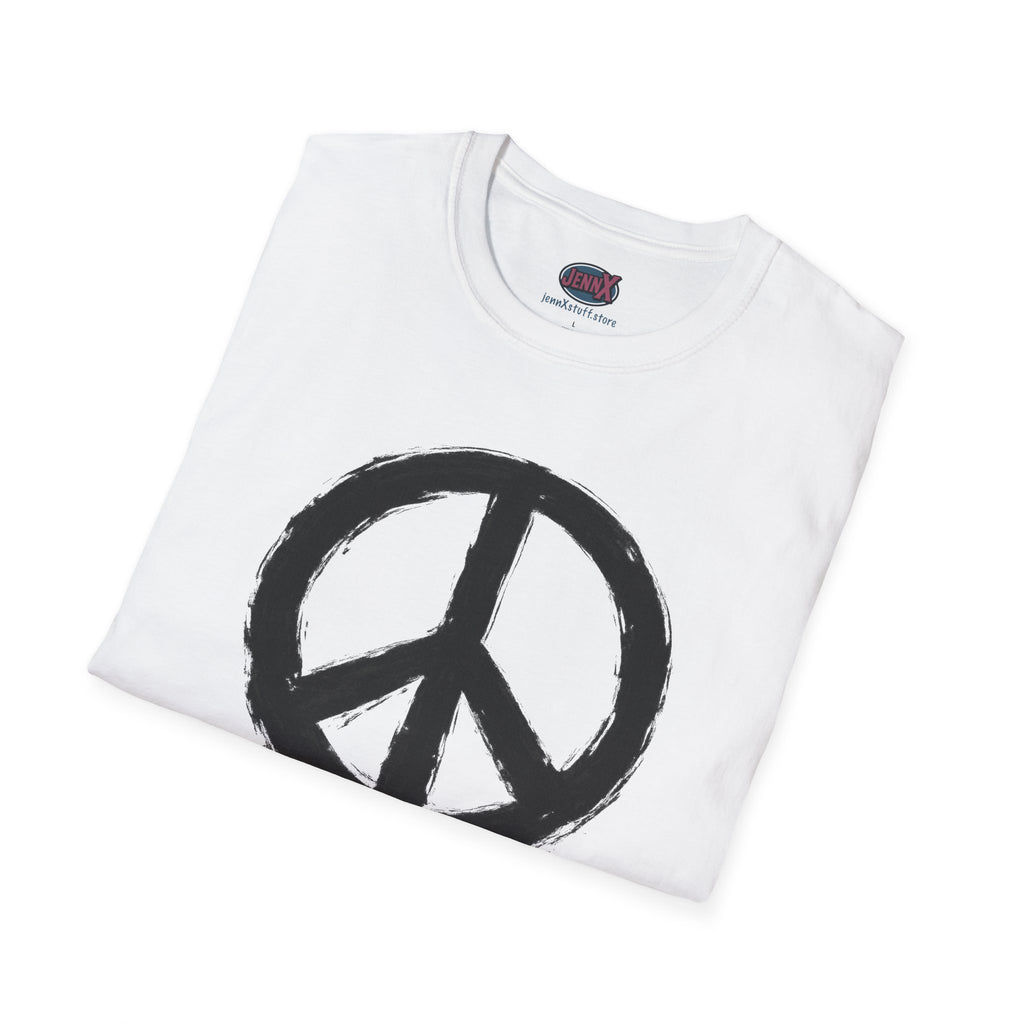 Peace Sign hand-painted T-Shirt | Anti War