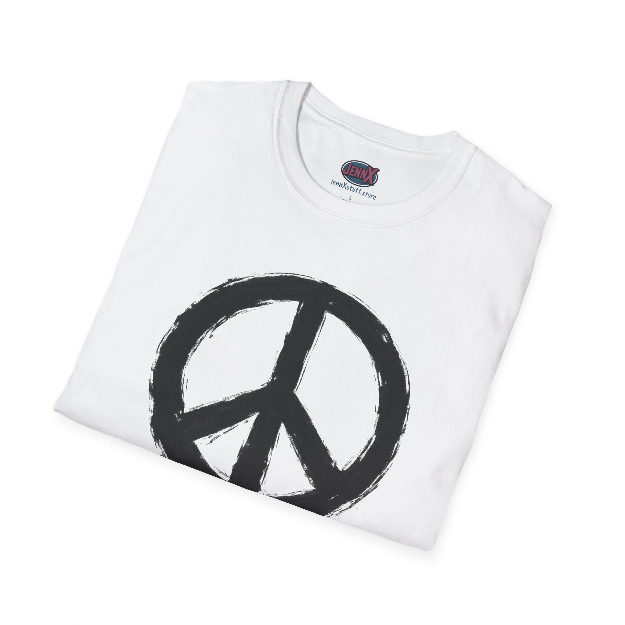 Peace Sign hand-painted T-Shirt | Anti War