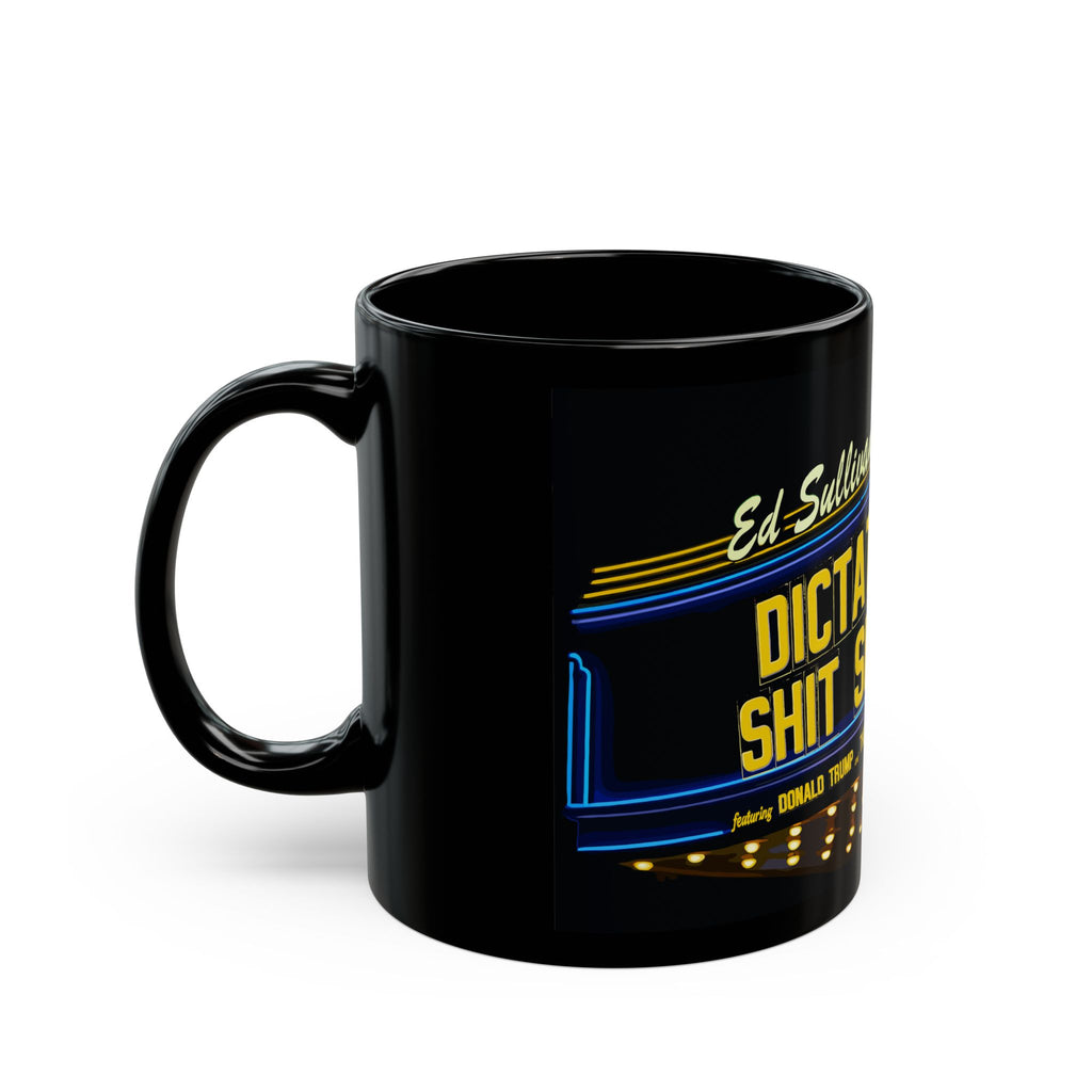 Kimmel and Colbert Free Speech Mug - Stand Up Against State TV - Dictator Shit Show
